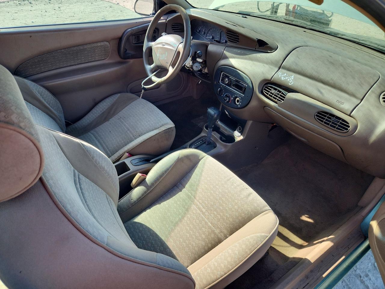 1998 Ford Escort Zx2 Turquoise vin: 3FAKP1130WR222278