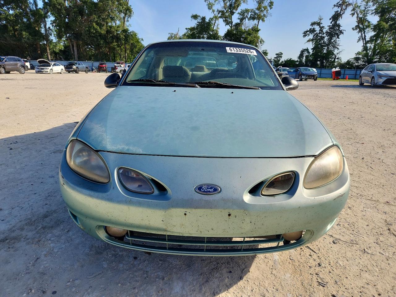 1998 Ford Escort Zx2 Turquoise vin: 3FAKP1130WR222278