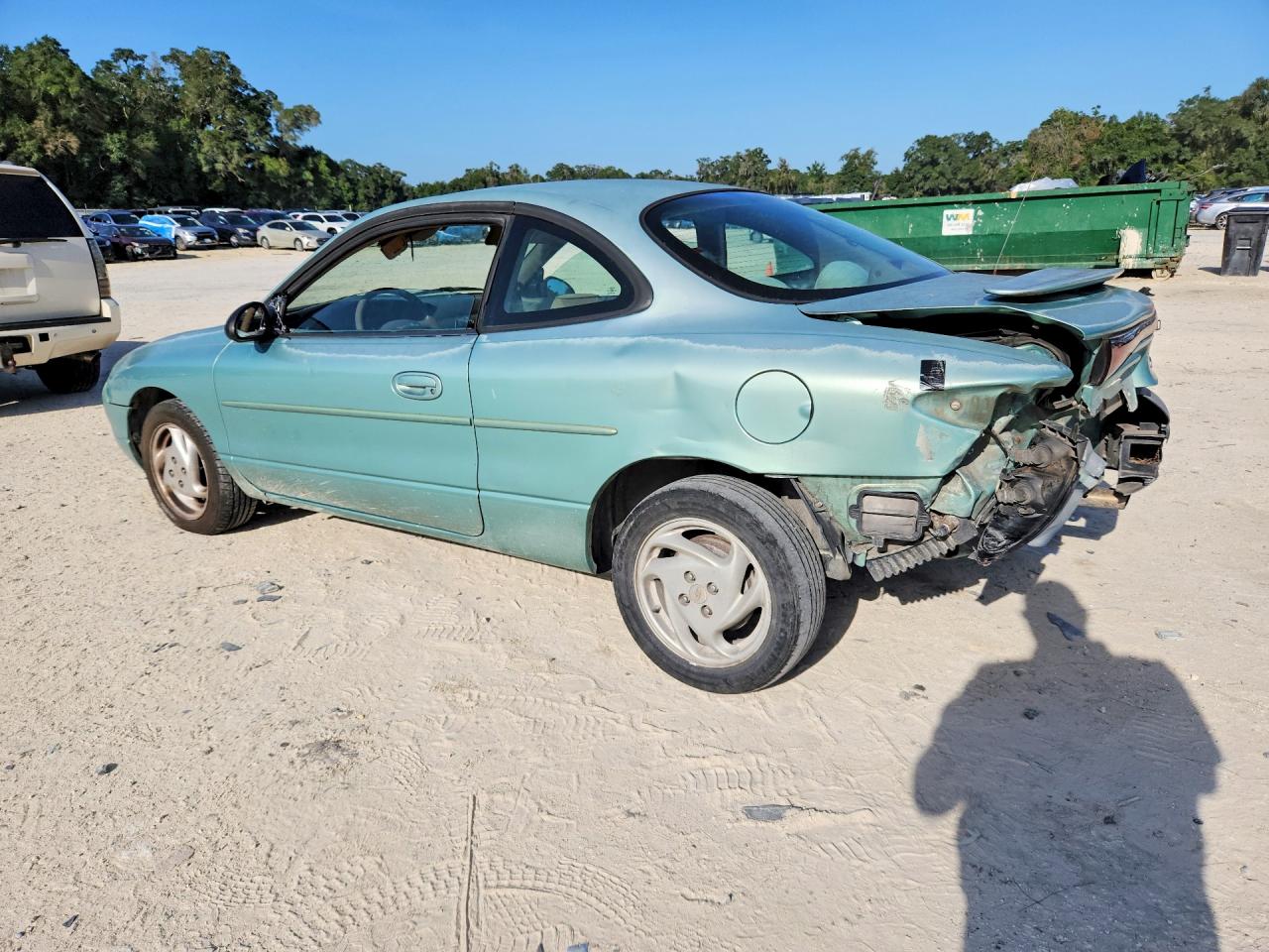 1998 Ford Escort Zx2 Turquoise vin: 3FAKP1130WR222278