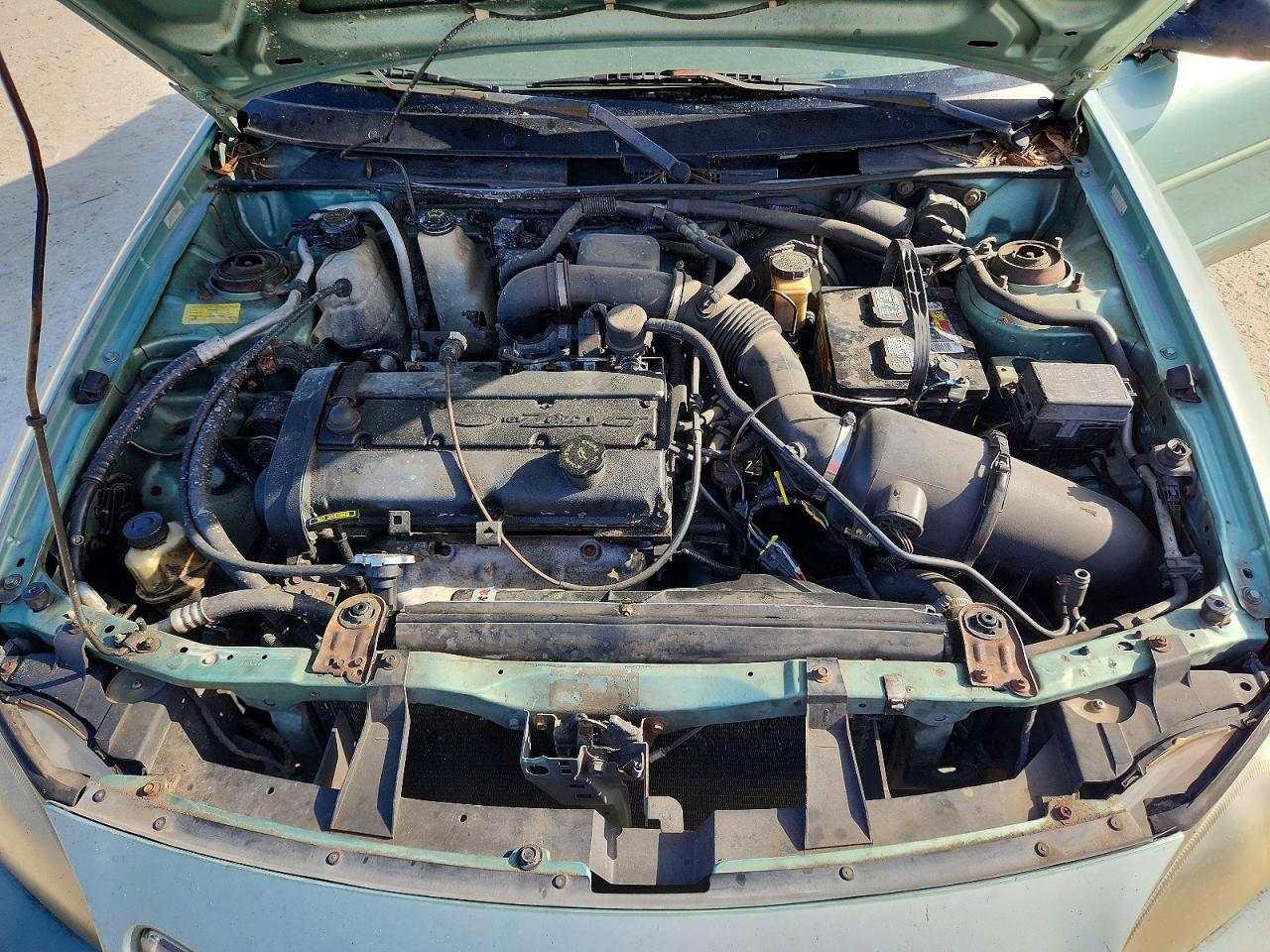 1998 Ford Escort Zx2 Turquoise vin: 3FAKP1130WR222278