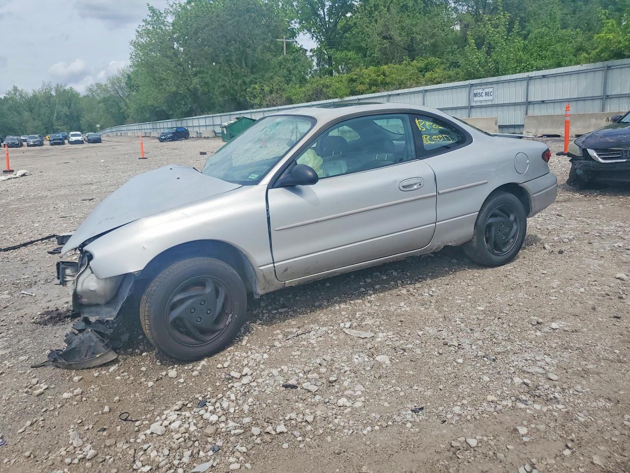 2000 Ford Escort Zx2 Gray vin: 3FAKP1130YR163073