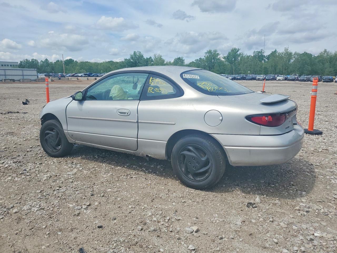 2000 Ford Escort Zx2 Gray vin: 3FAKP1130YR163073