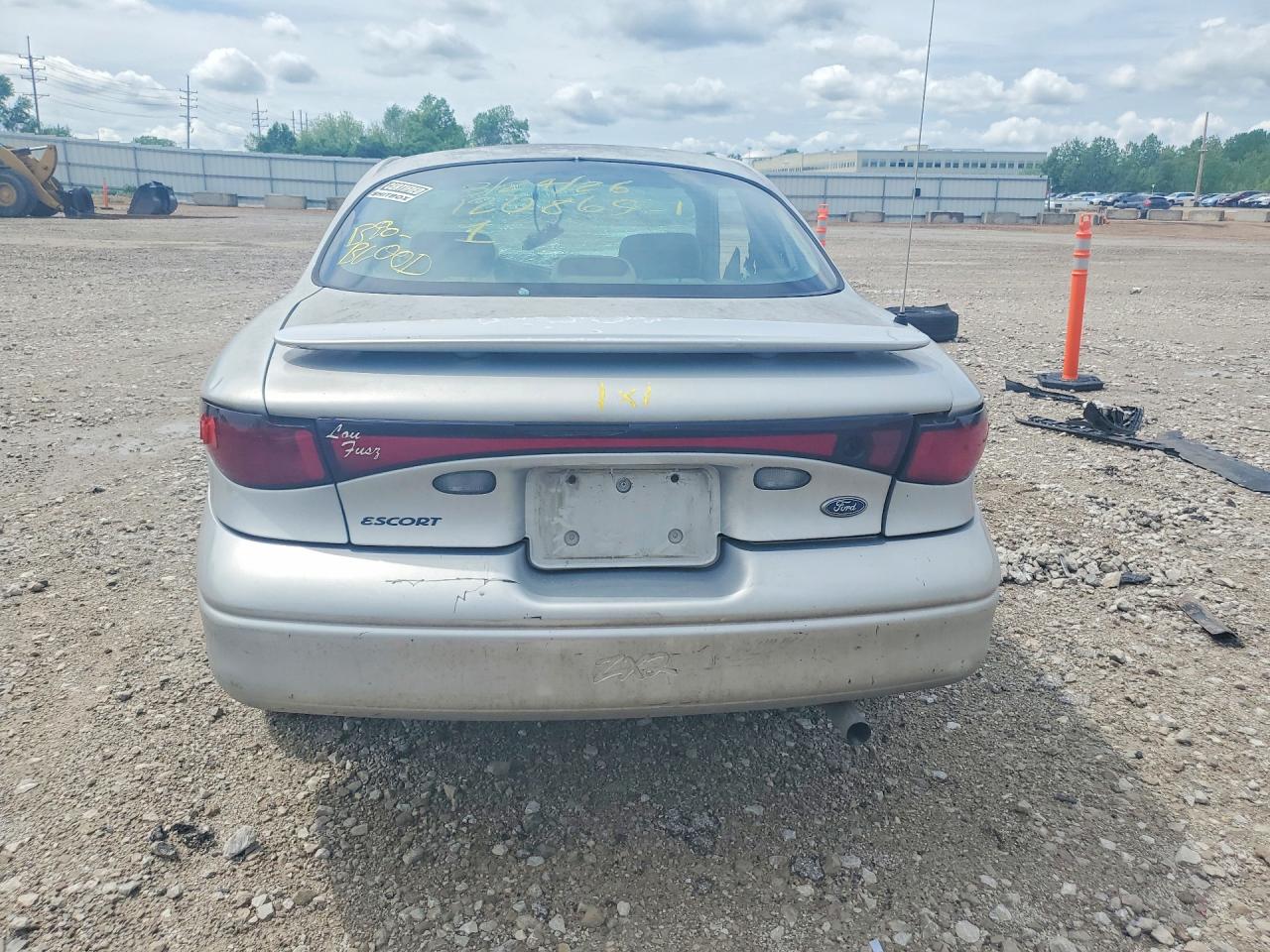 2000 Ford Escort Zx2 Gray vin: 3FAKP1130YR163073
