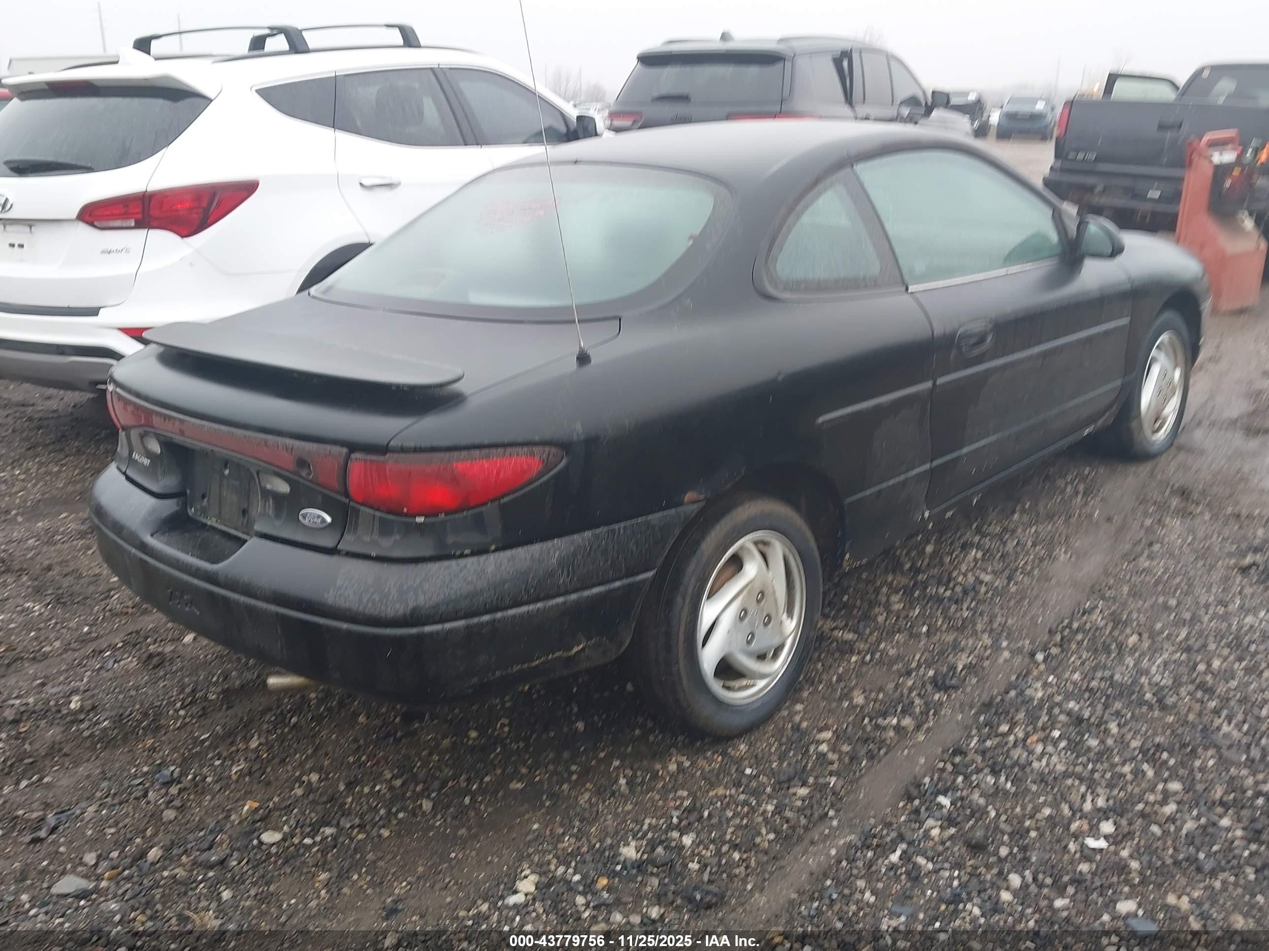 2000 Ford Escort Zx2 Black vin: 3FAKP1130YR241240