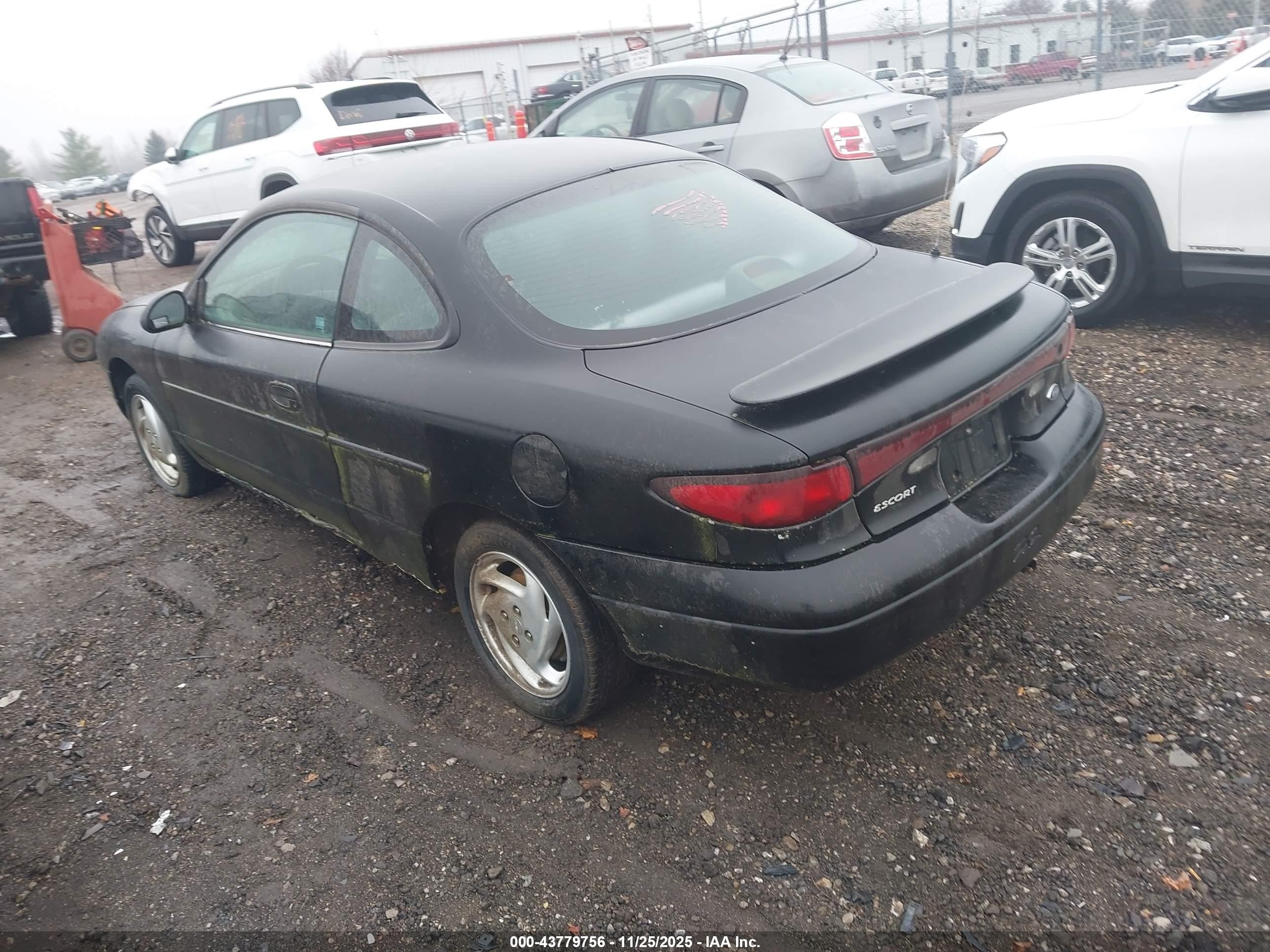 2000 Ford Escort Zx2 Black vin: 3FAKP1130YR241240