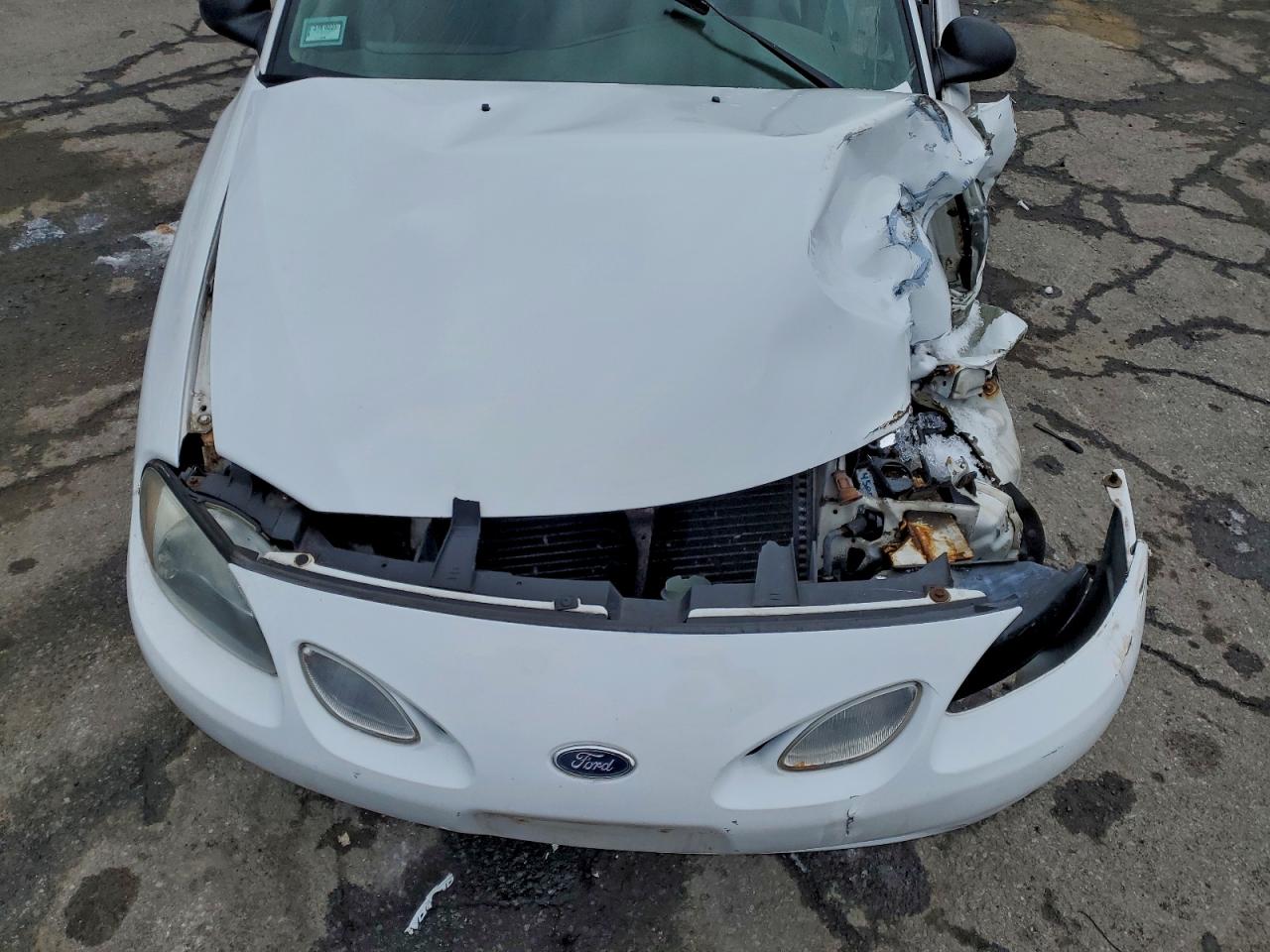 2000 Ford Escort Zx2 White vin: 3FAKP1131YR102055