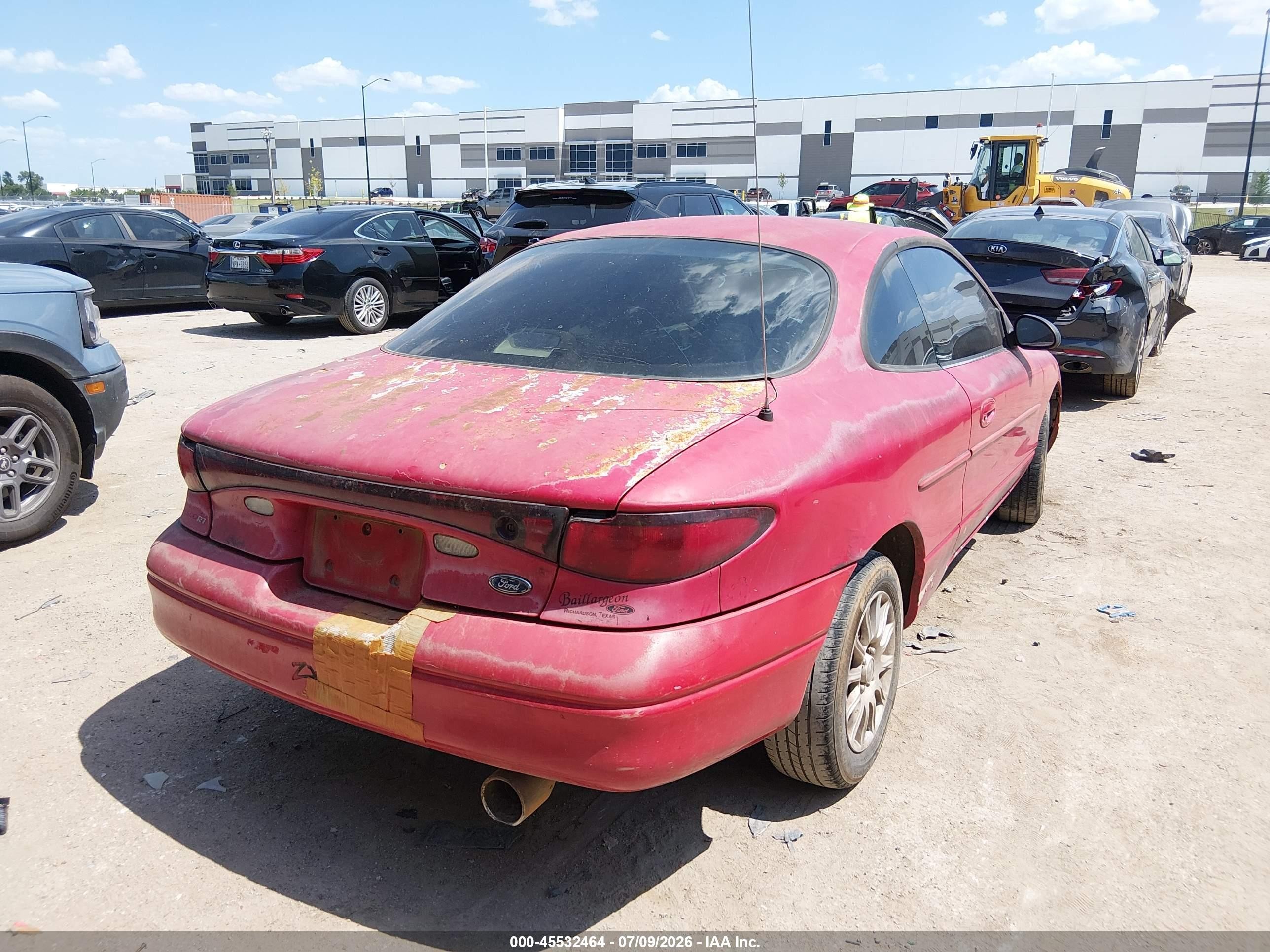 1999 Ford Escort Zx2 Cool/zx2 Hot Red vin: 3FAKP1132XR175675