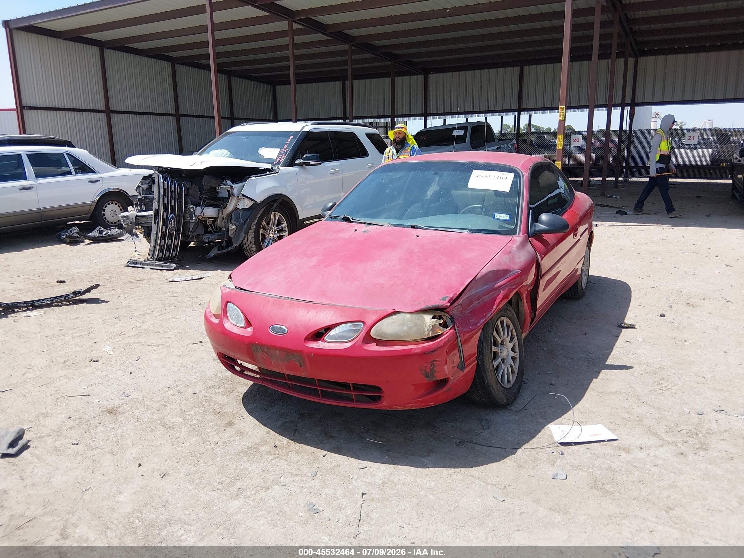 1999 Ford Escort Zx2 Cool/zx2 Hot Red vin: 3FAKP1132XR175675