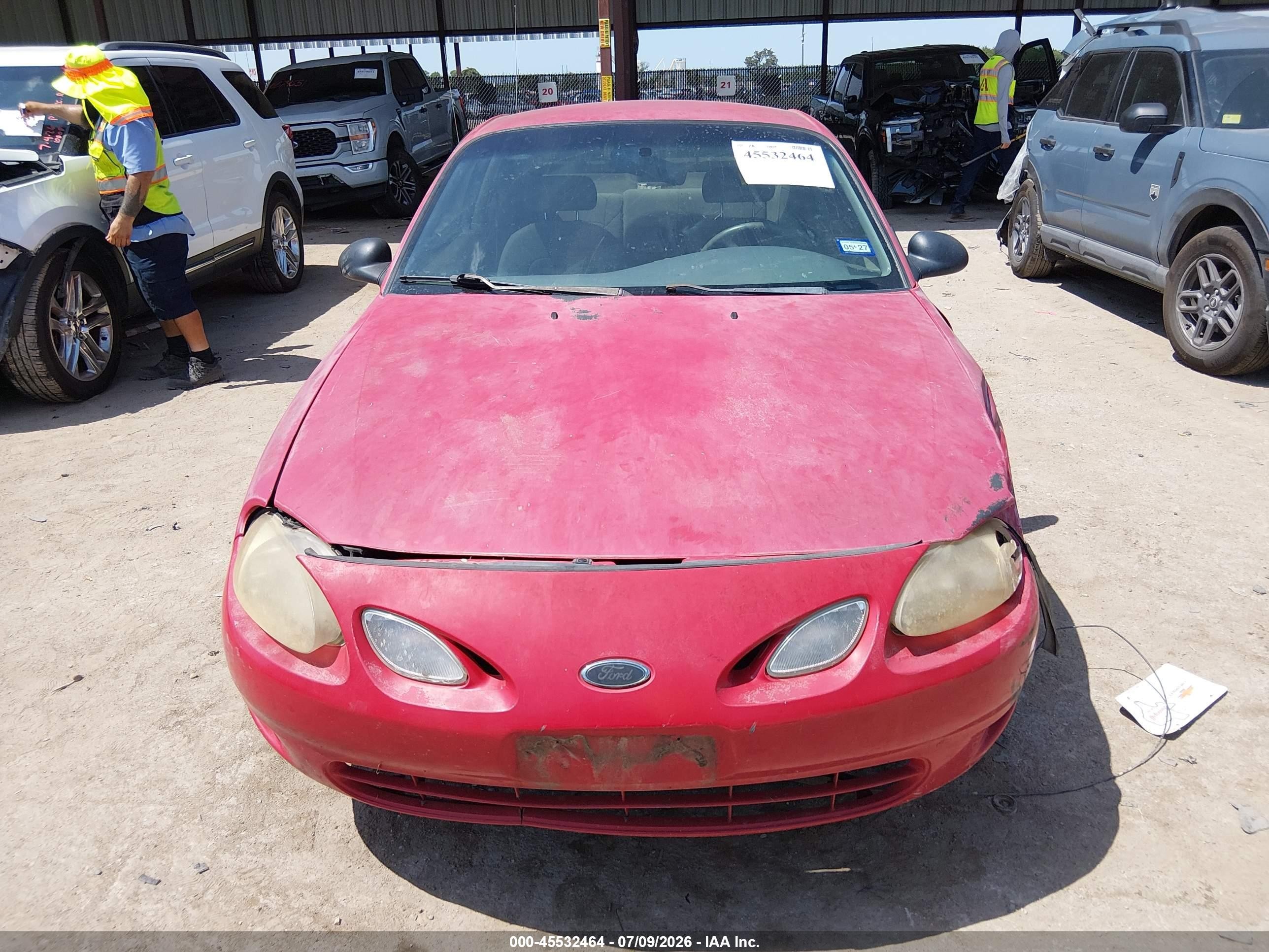 1999 Ford Escort Zx2 Cool/zx2 Hot Red vin: 3FAKP1132XR175675