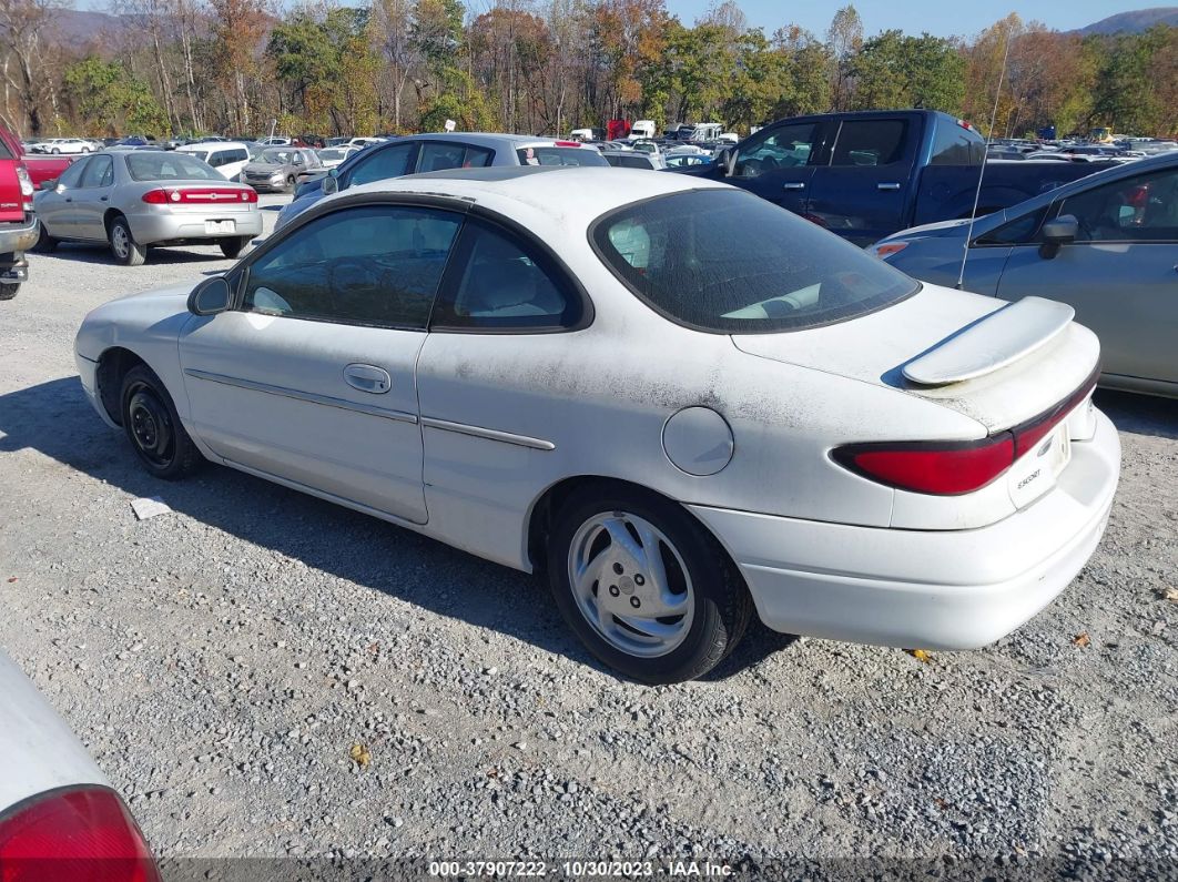 2000 Ford Escort Zx2 White vin: 3FAKP1132YR139440