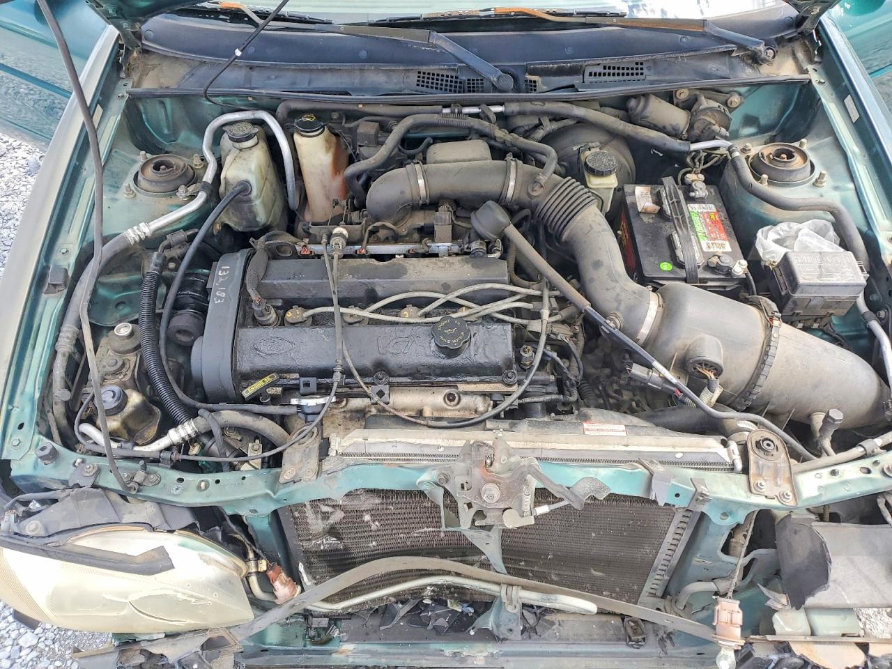 2000 Ford Escort Zx2 Green vin: 3FAKP1133YR255780