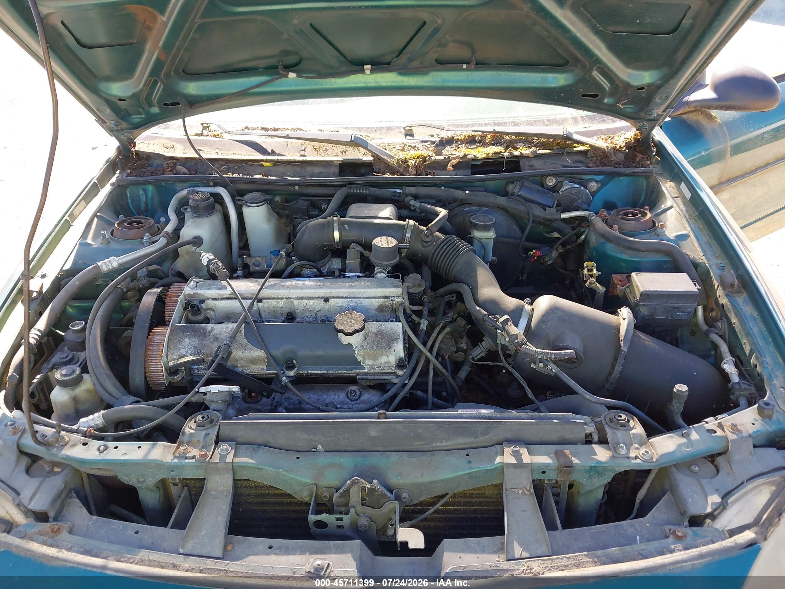 1998 Ford Escort Zx2 Hot/zx2 Cool Зеленый vin: 3FAKP1134WR267353