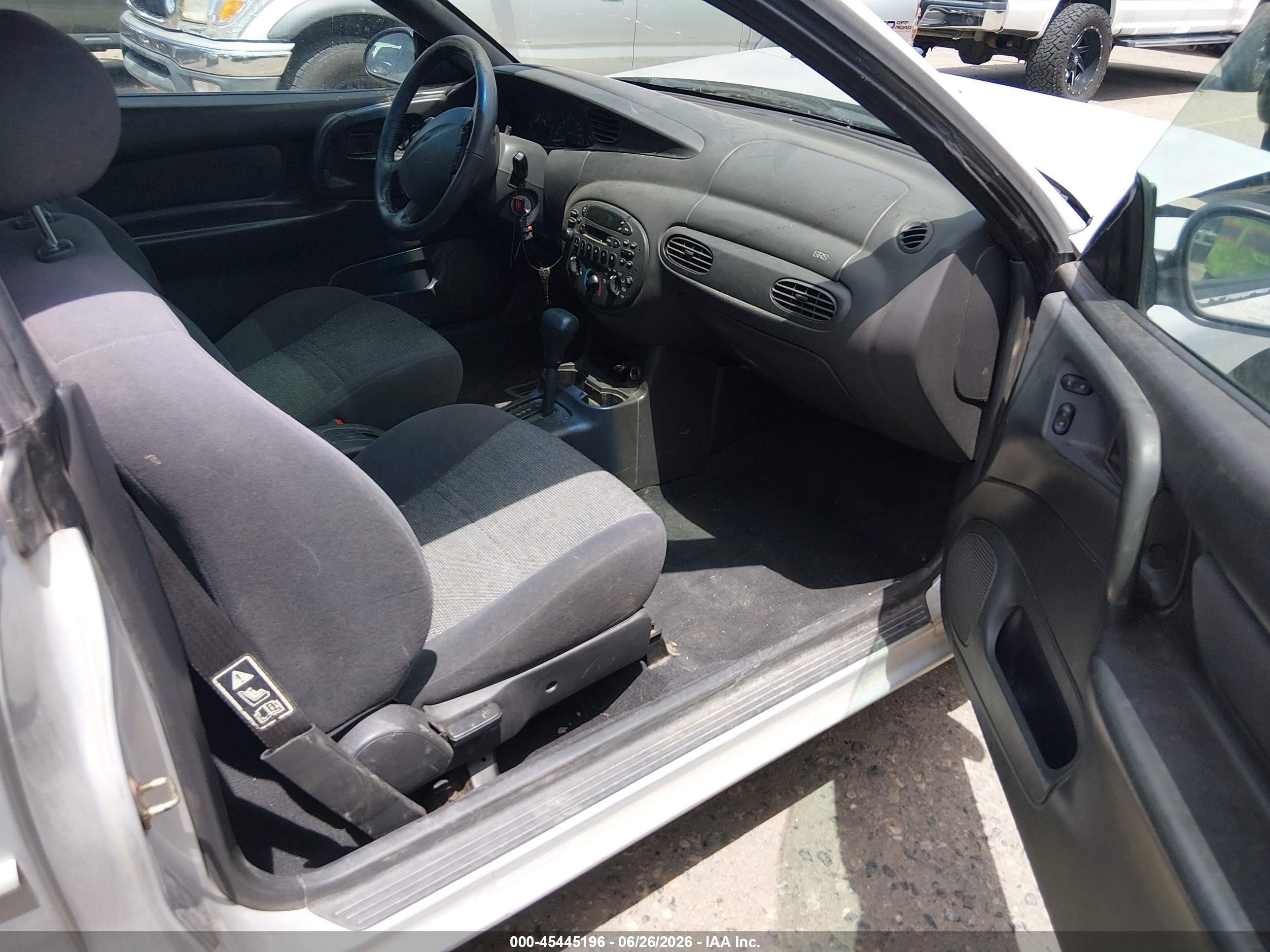 2000 Ford Escort Zx2 Silver vin: 3FAKP1134YR222187