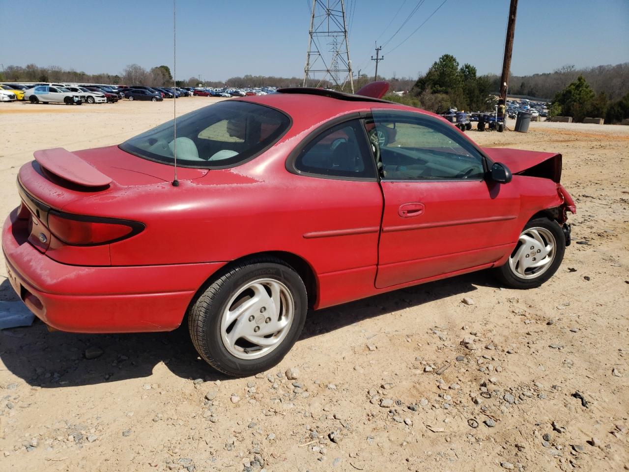 1998 Ford Escort Zx2 Red vin: 3FAKP1135WR238797