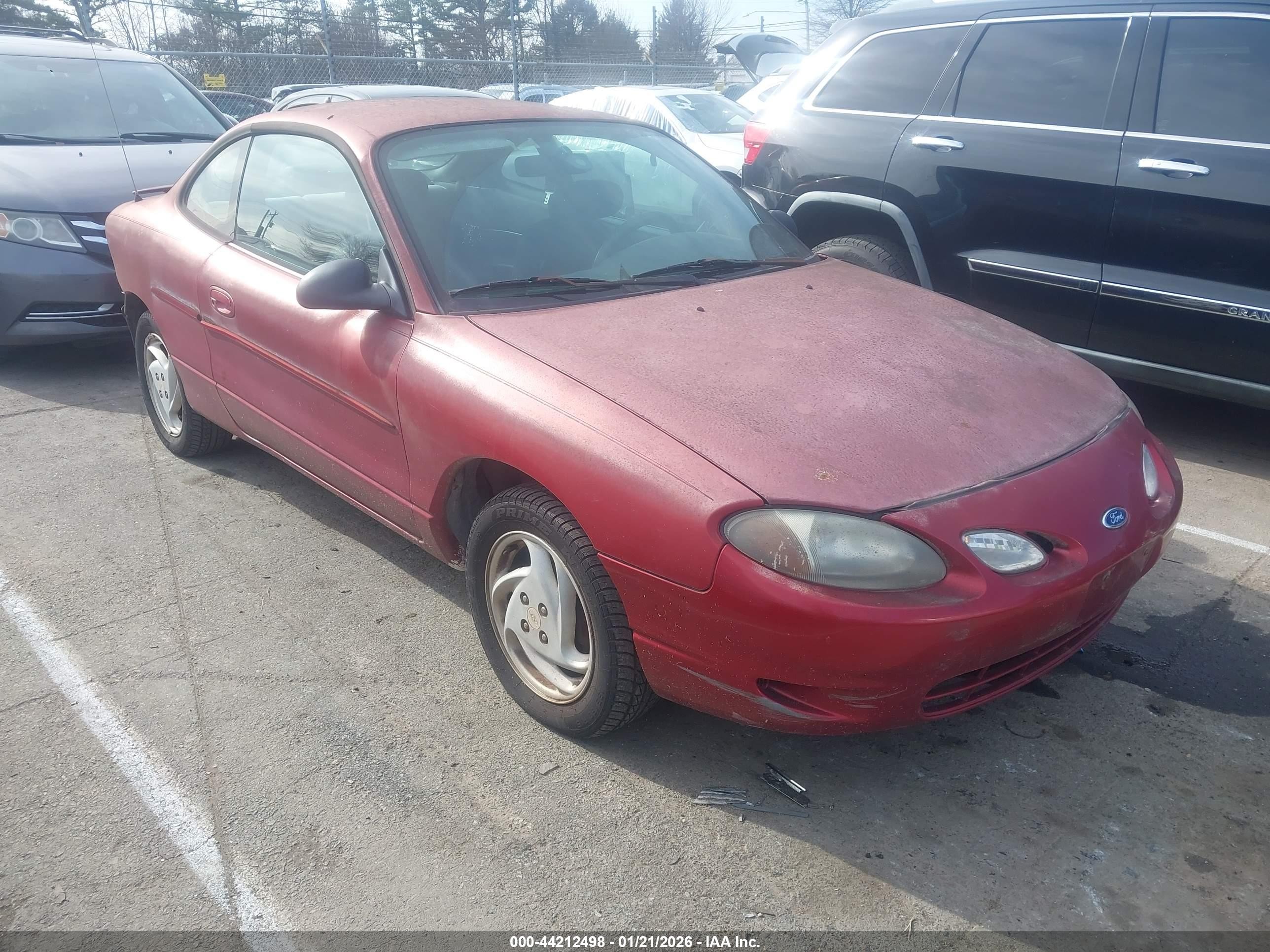 2000 Ford Escort Zx2 Red vin: 3FAKP1135YR255702