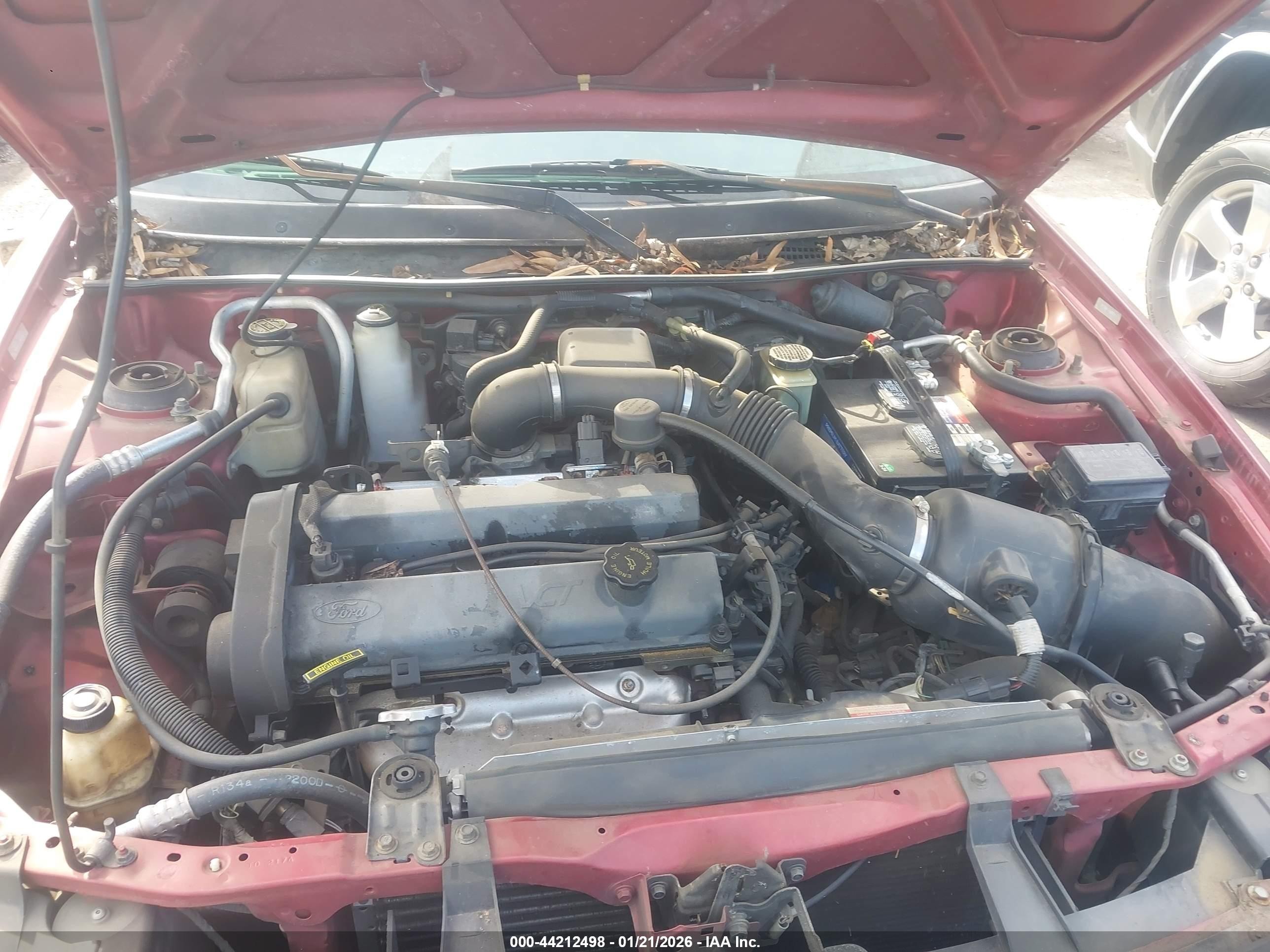 2000 Ford Escort Zx2 Red vin: 3FAKP1135YR255702