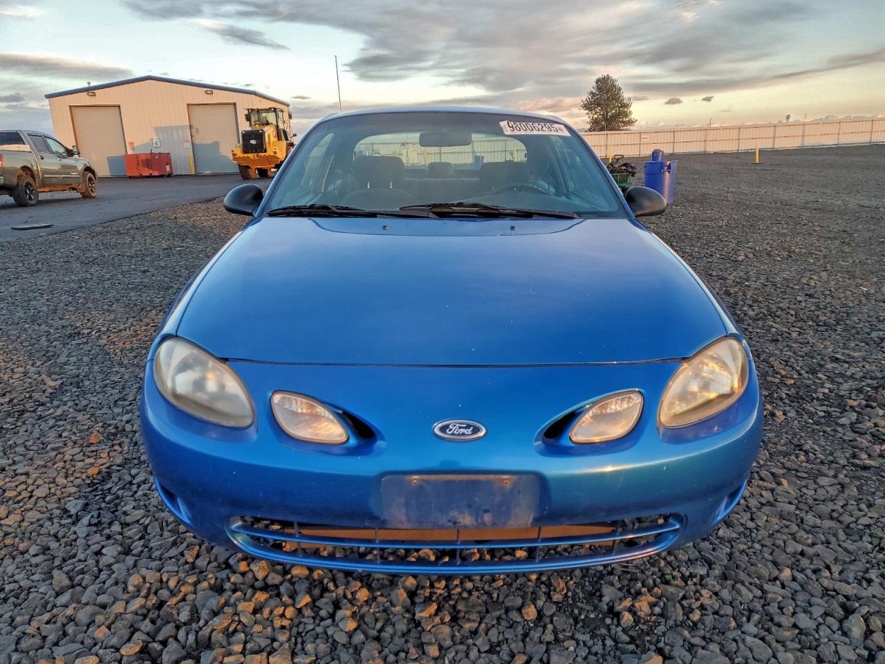 2000 Ford Escort Zx2 Blue vin: 3FAKP1136YR107185