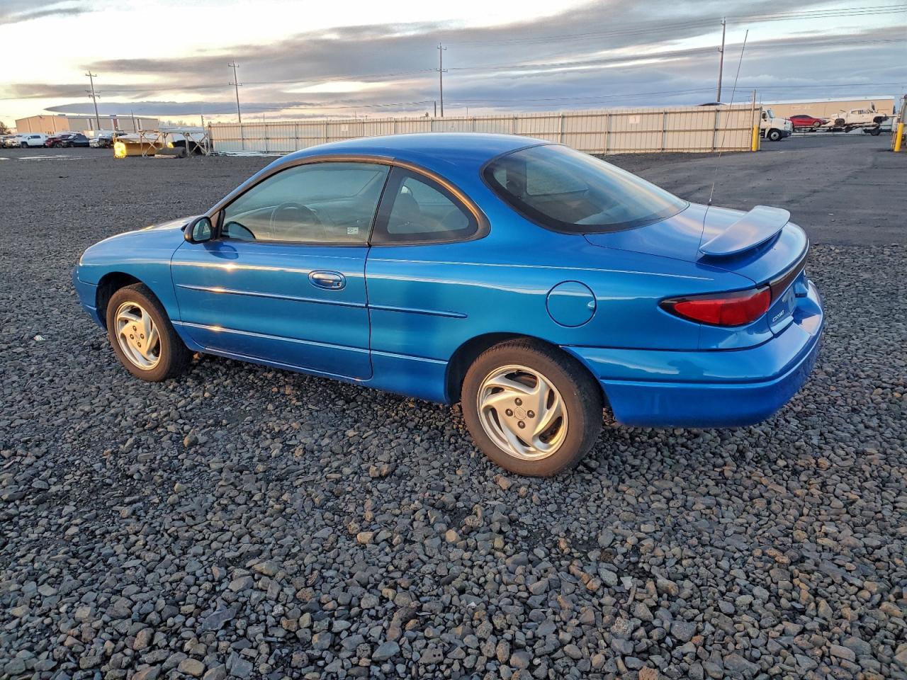 2000 Ford Escort Zx2 Blue vin: 3FAKP1136YR107185