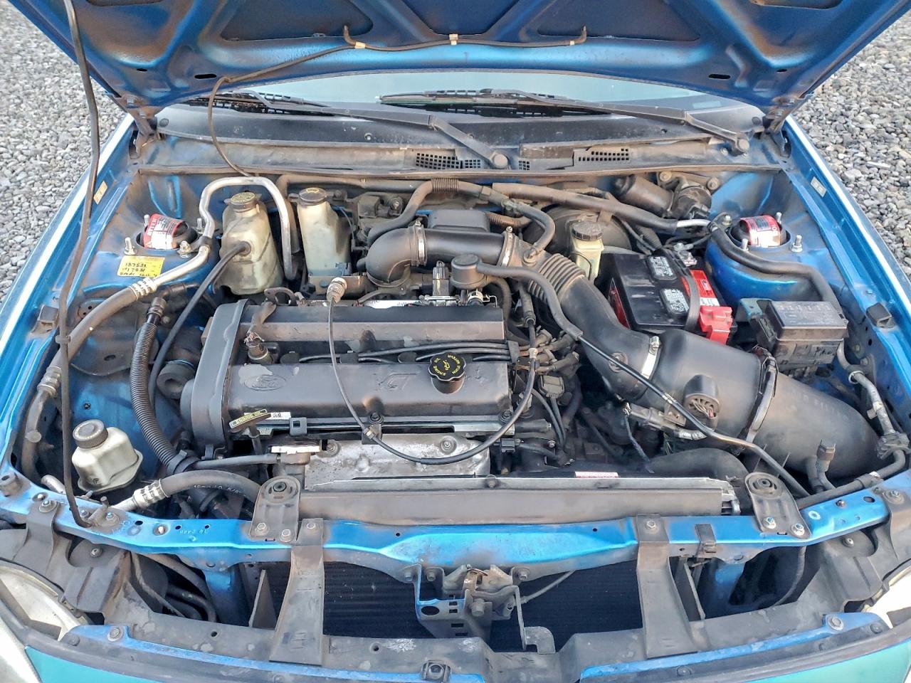 2000 Ford Escort Zx2 Blue vin: 3FAKP1136YR107185