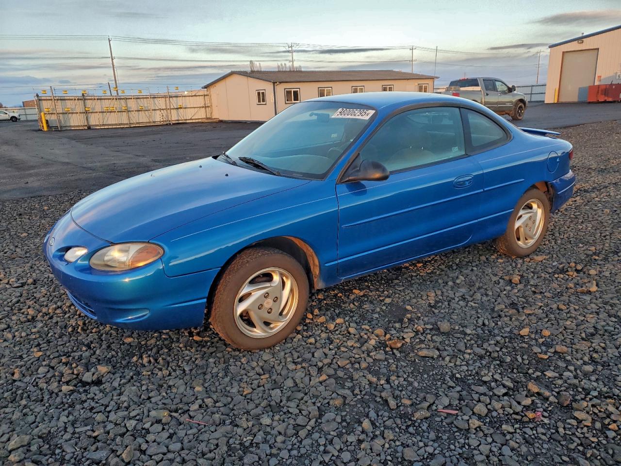 2000 Ford Escort Zx2 Blue vin: 3FAKP1136YR107185