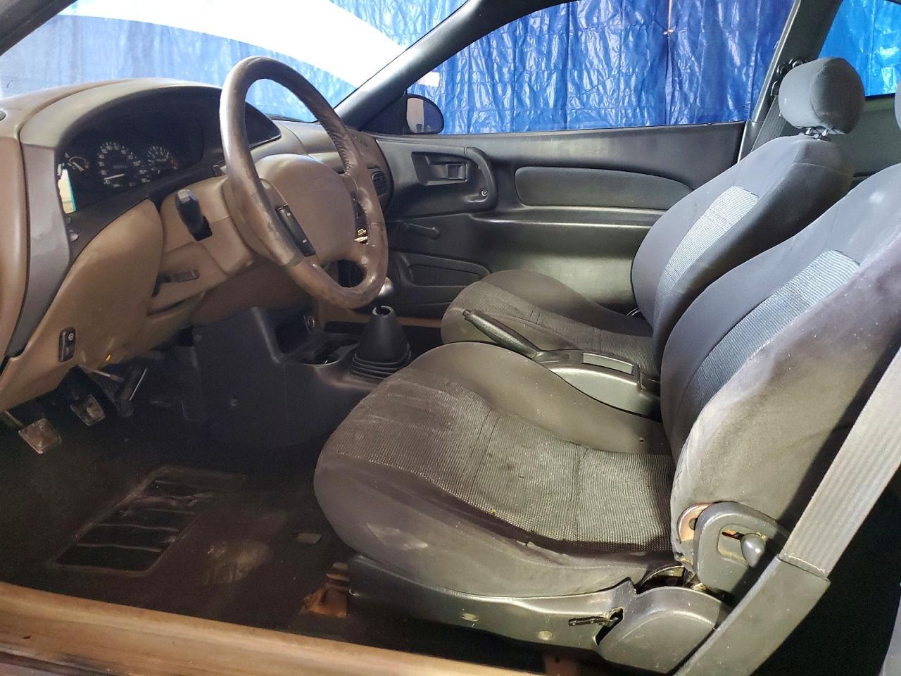 2000 Ford Escort Zx2 Black vin: 3FAKP1136YR170111