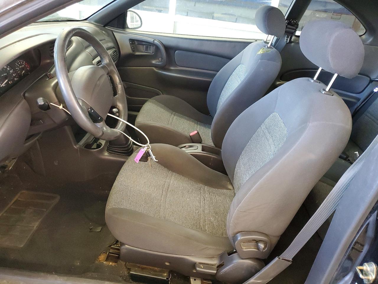 2000 Ford Escort Zx2 Black vin: 3FAKP1138YR112470
