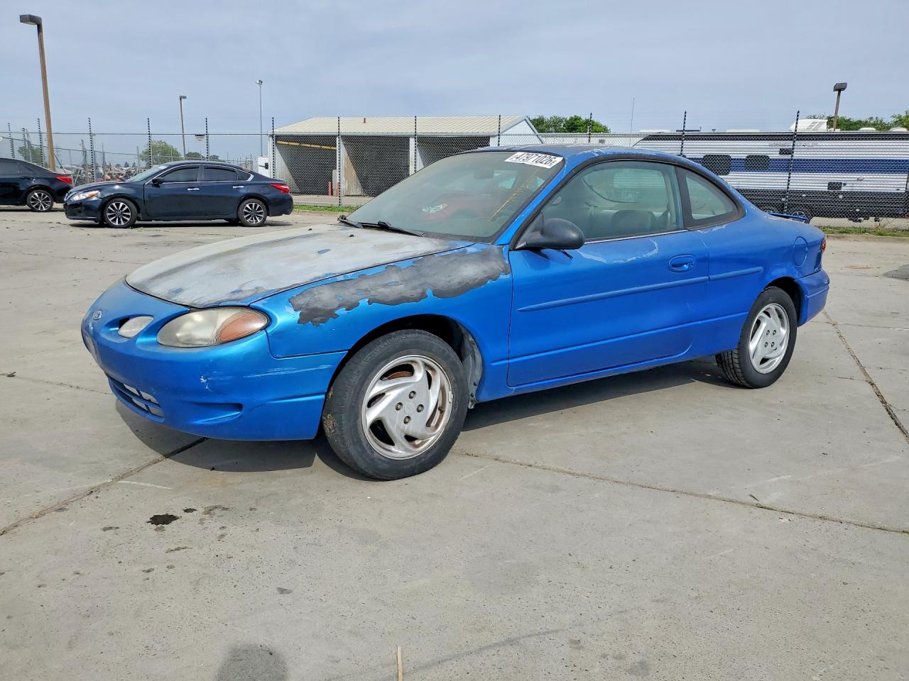 2000 Ford Escort Zx2 Blue vin: 3FAKP1139YR114809