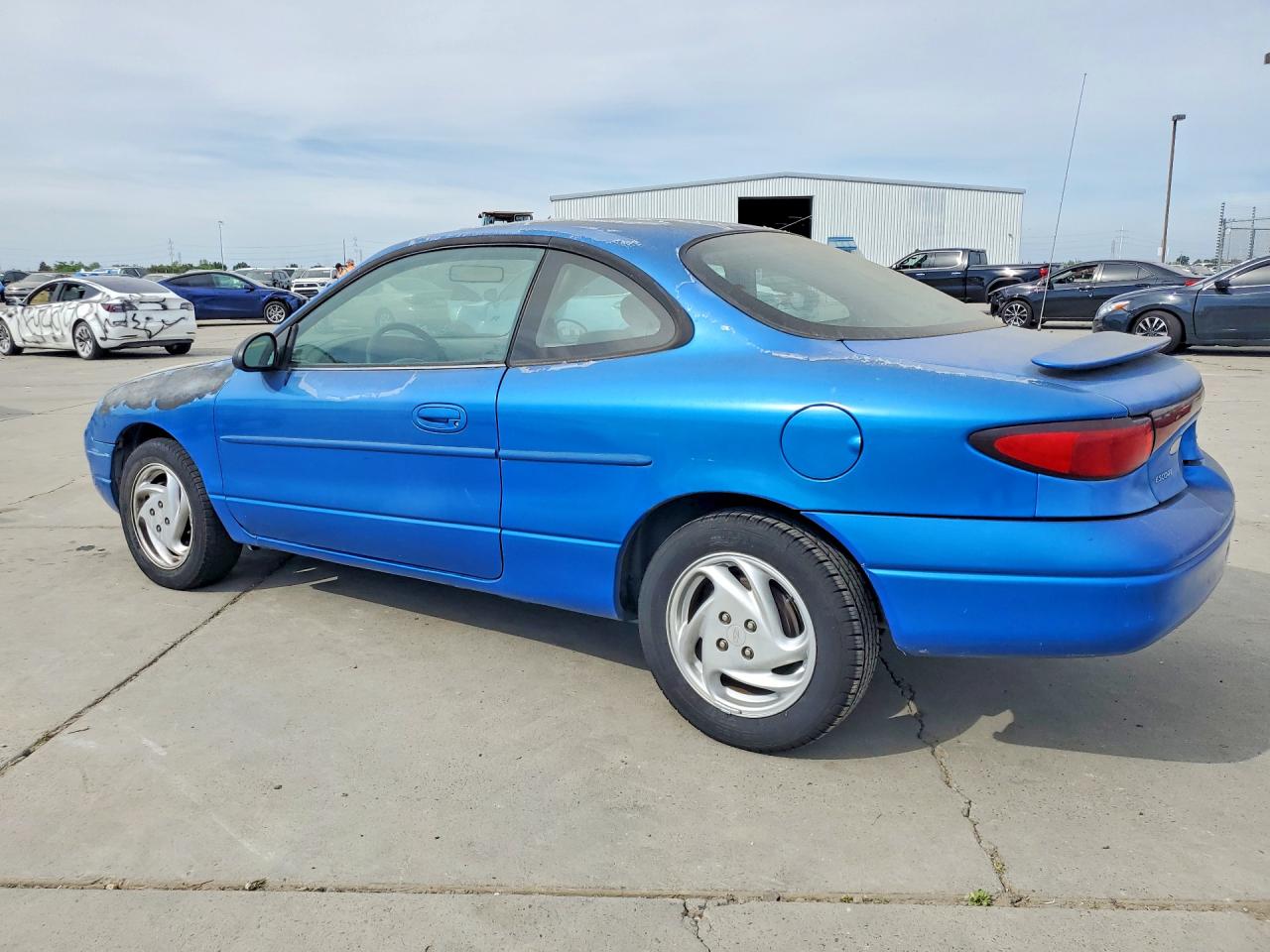 2000 Ford Escort Zx2 Blue vin: 3FAKP1139YR114809