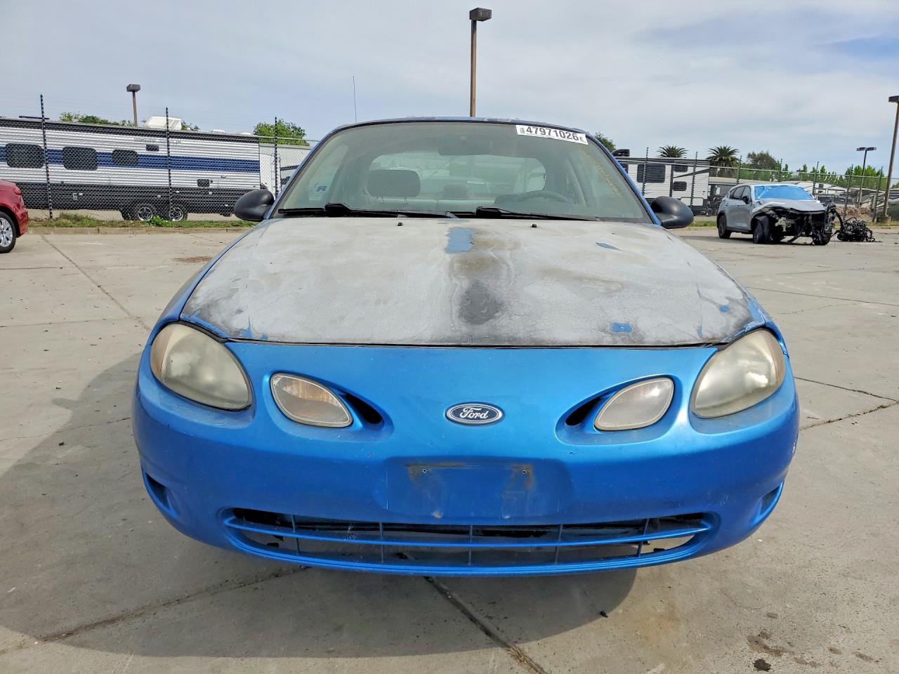 2000 Ford Escort Zx2 Blue vin: 3FAKP1139YR114809