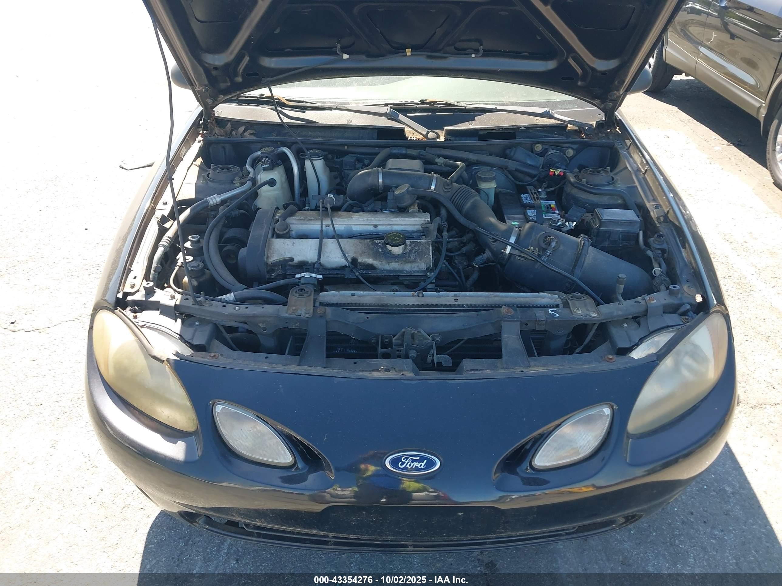 1998 Ford Escort Zx2/sport Black vin: 3FAKP113XWR272721