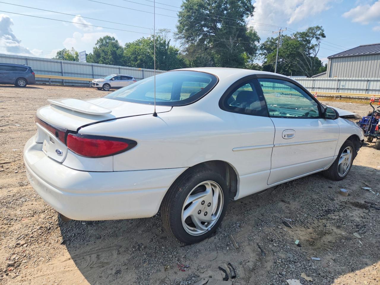 2004 Ford Escort Zx2 White vin: 3FAKP113XYR192984
