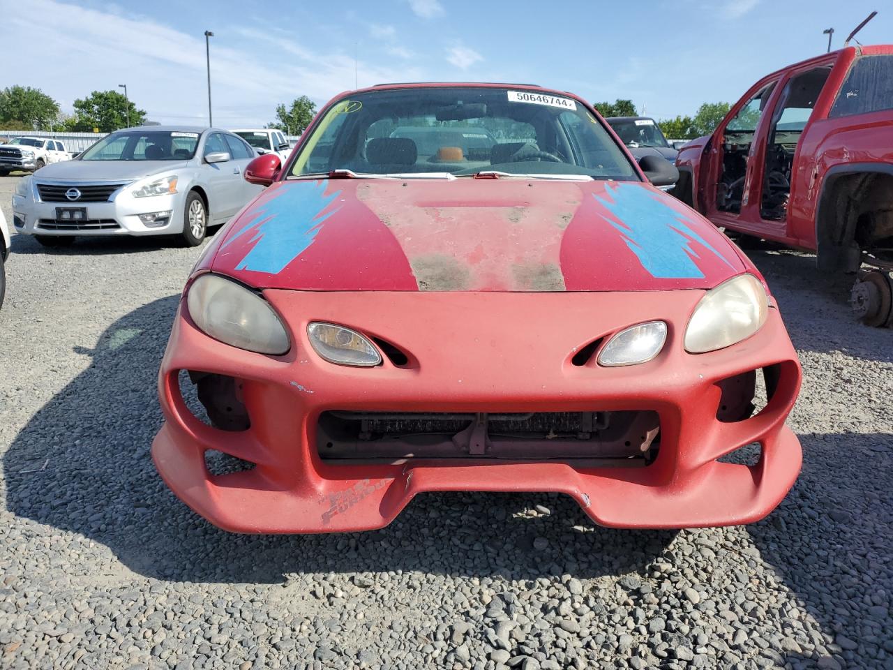 1998 Ford Escort Zx2 Red vin: 3FALP1134WR105761