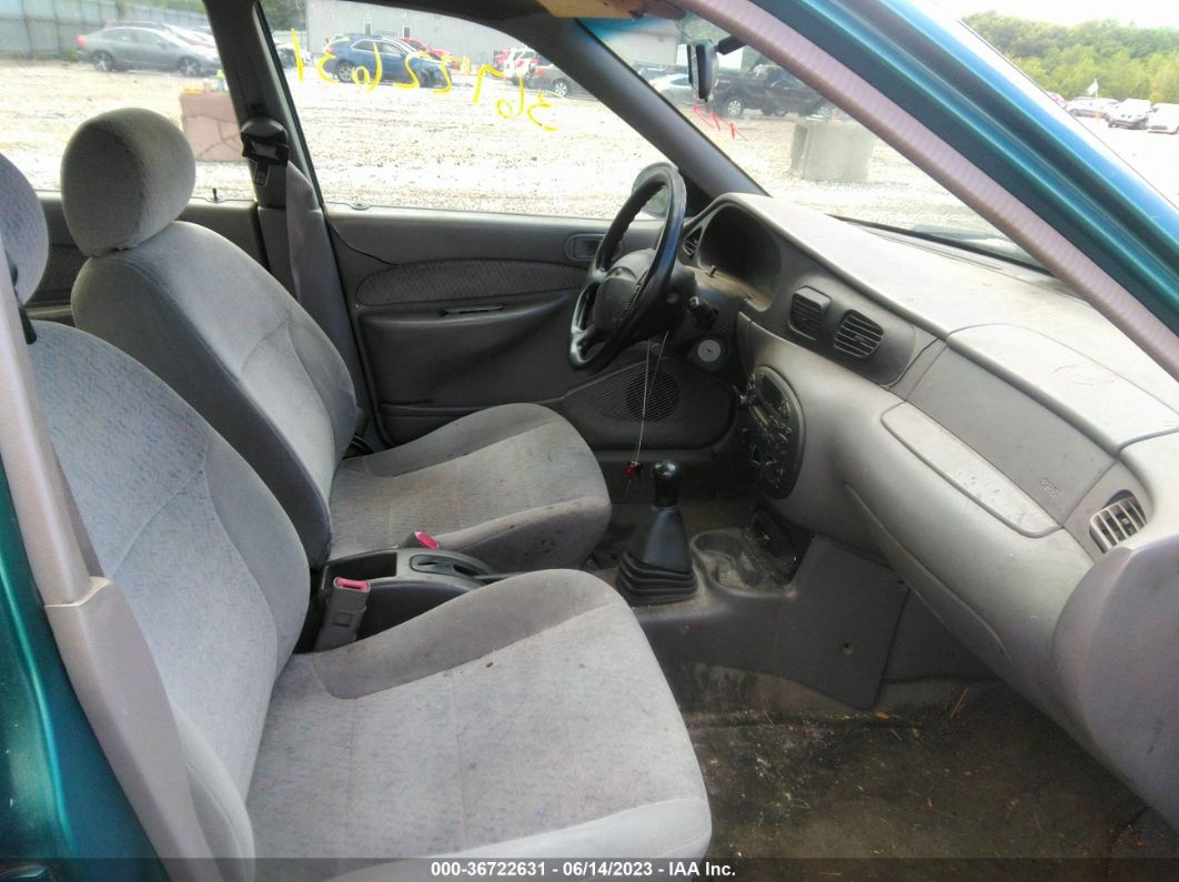 1997 Ford Escort Lx Green vin: 3FALP15P6VR118300