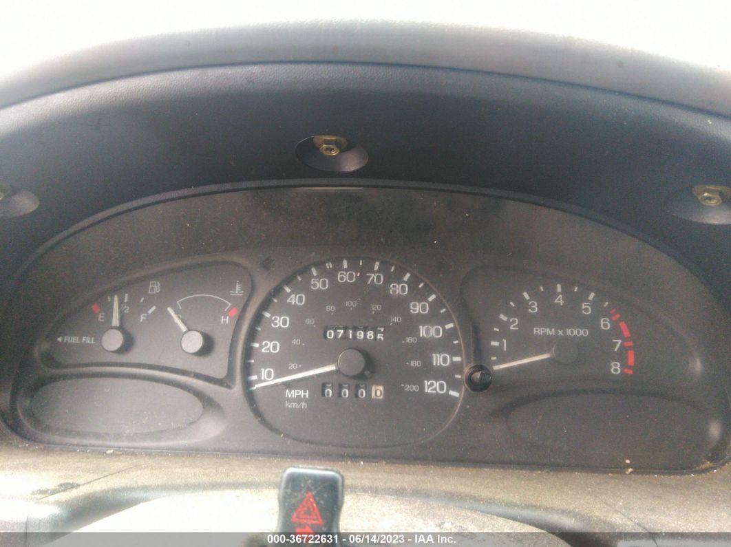1997 Ford Escort Lx Green vin: 3FALP15P6VR118300