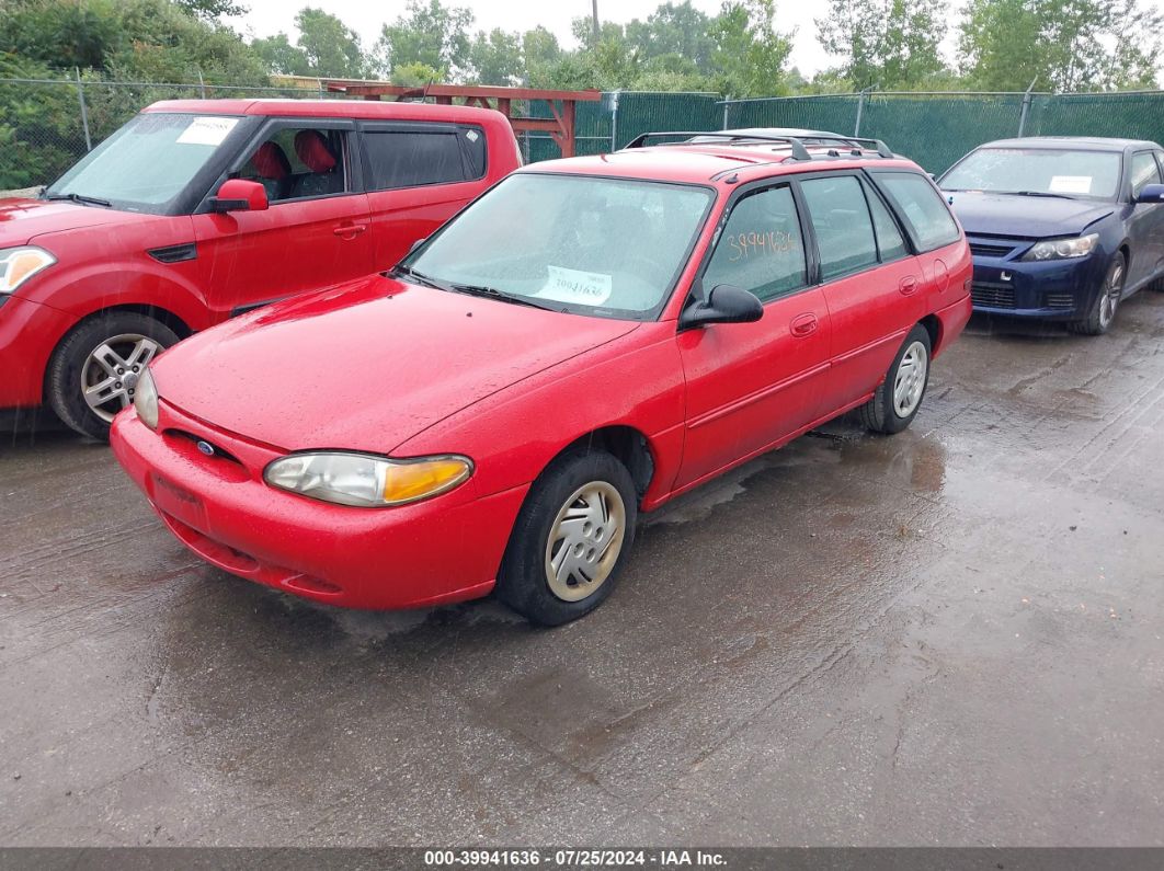 1997 Ford Escort Lx Red vin: 3FALP15P6VR168324