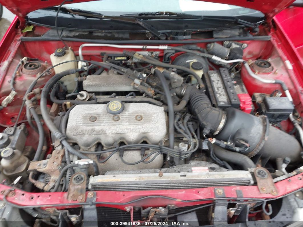 1997 Ford Escort Lx Red vin: 3FALP15P6VR168324