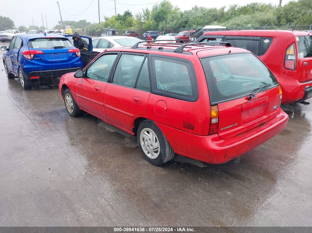 1997 Ford Escort Lx Red vin: 3FALP15P6VR168324