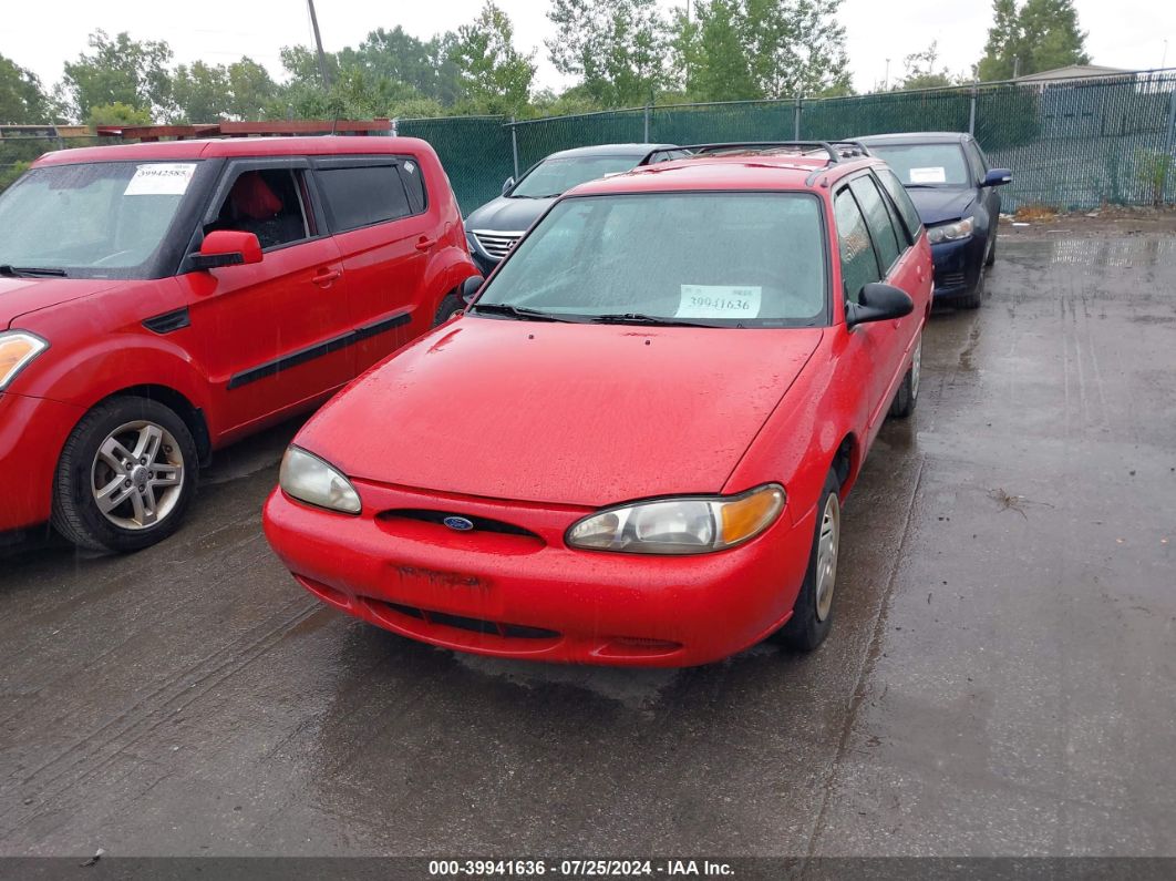 1997 Ford Escort Lx Red vin: 3FALP15P6VR168324