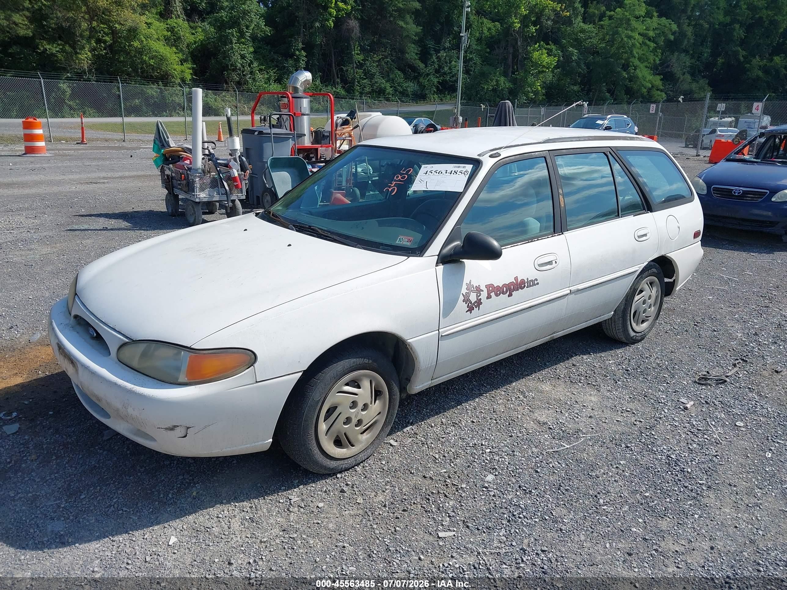 1997 Ford Escort Lx Black vin: 3FALP15P7VR145523