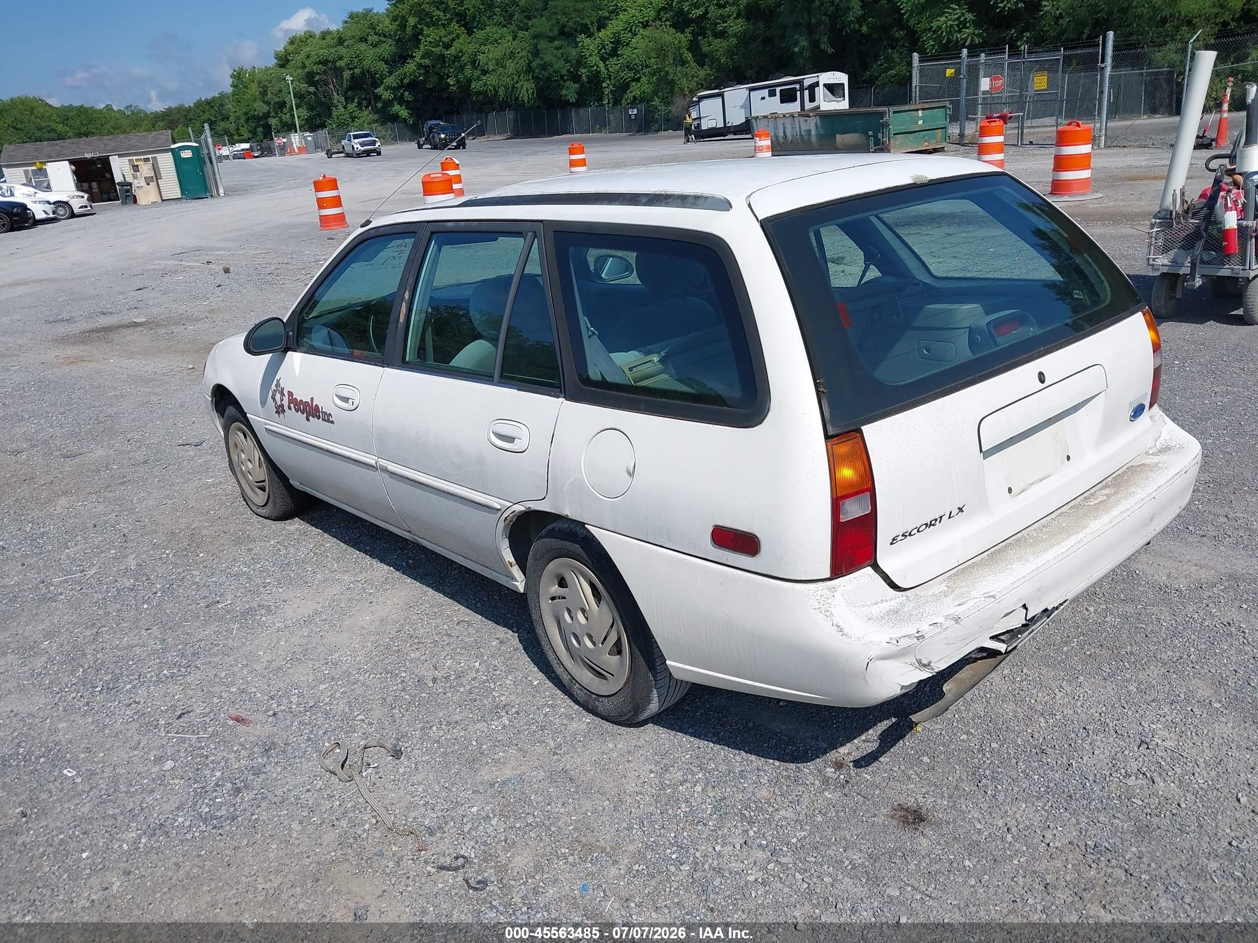 1997 Ford Escort Lx Black vin: 3FALP15P7VR145523