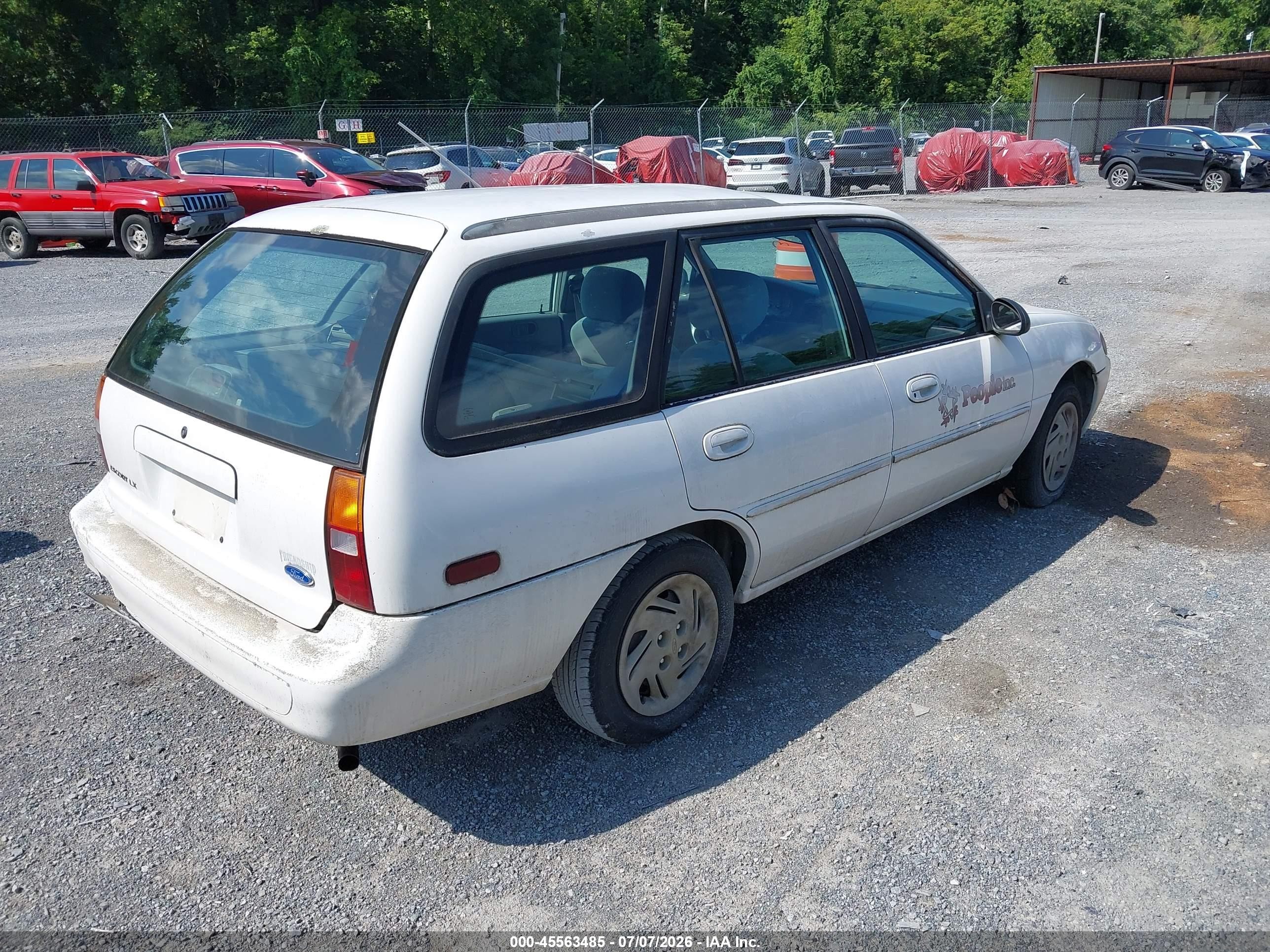 1997 Ford Escort Lx Black vin: 3FALP15P7VR145523