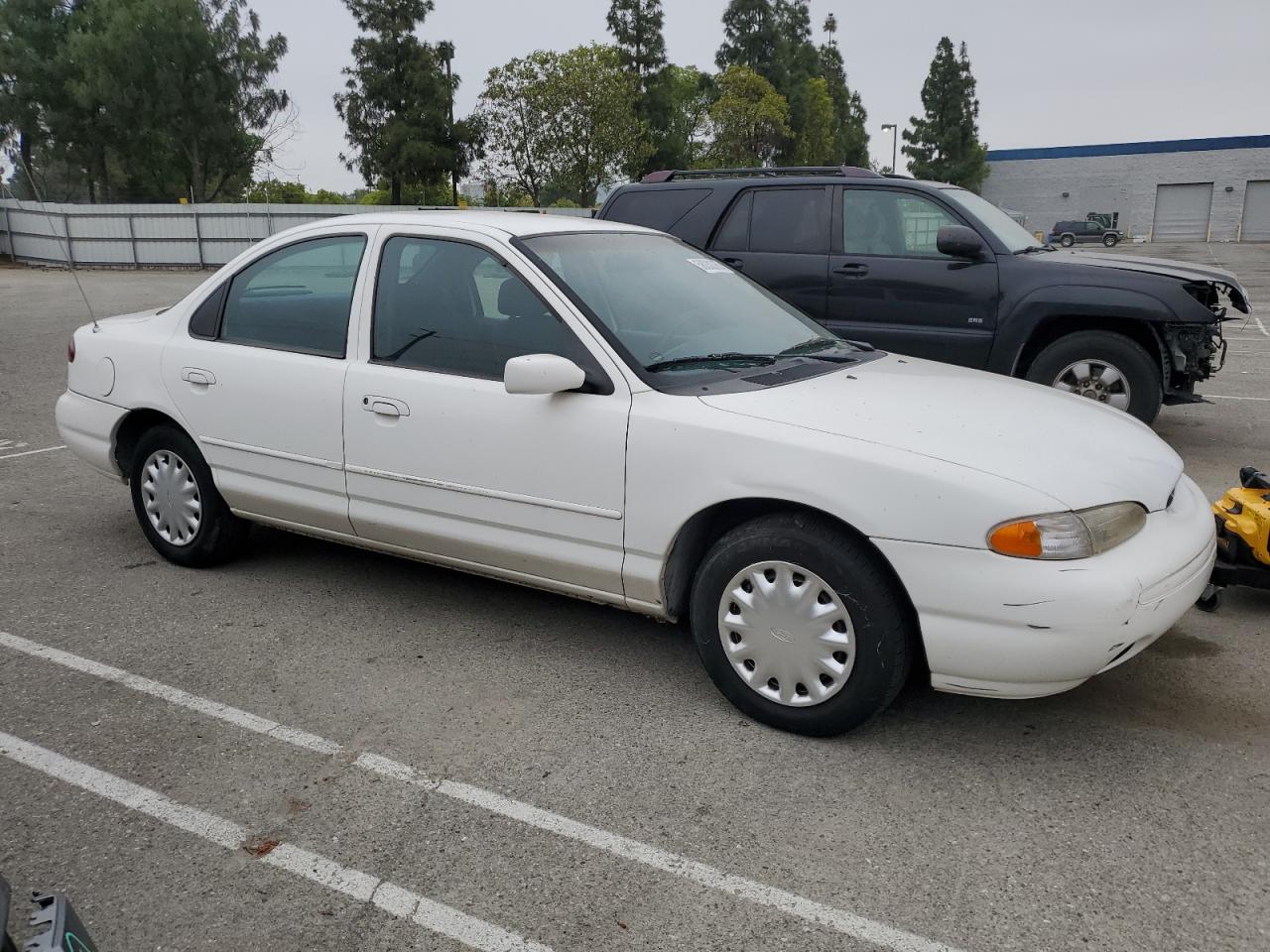 1996 Ford Contour Gl White vin: 3FALP6538TM138455