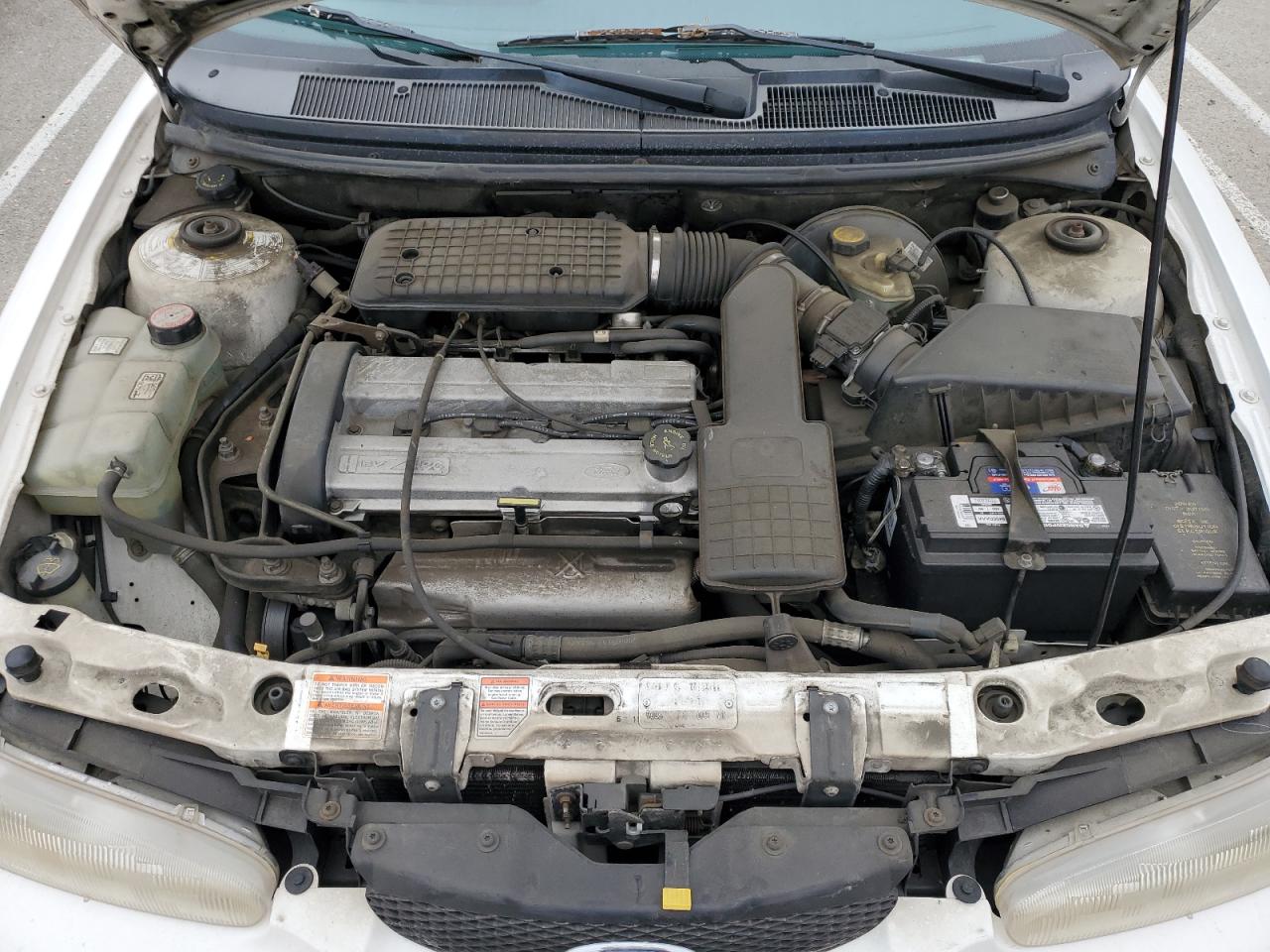 1996 Ford Contour Gl White vin: 3FALP6538TM138455
