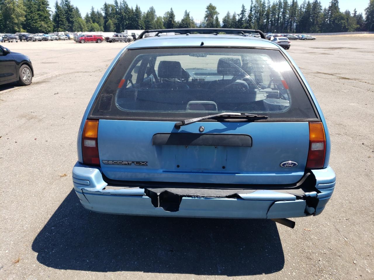 1993 Ford Escort Lx Blue vin: 3FAPP15JXPR150828
