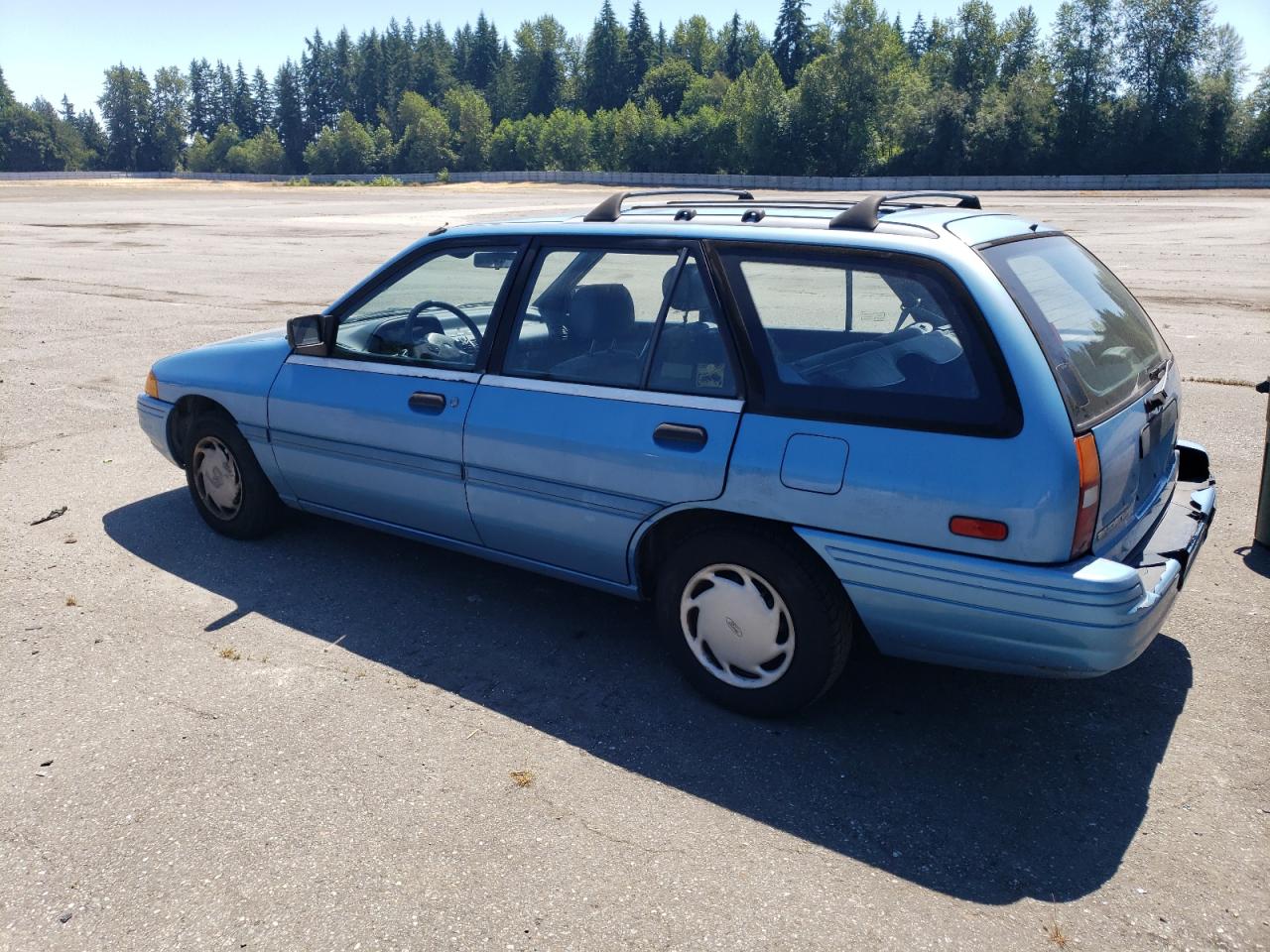 1993 Ford Escort Lx Blue vin: 3FAPP15JXPR150828
