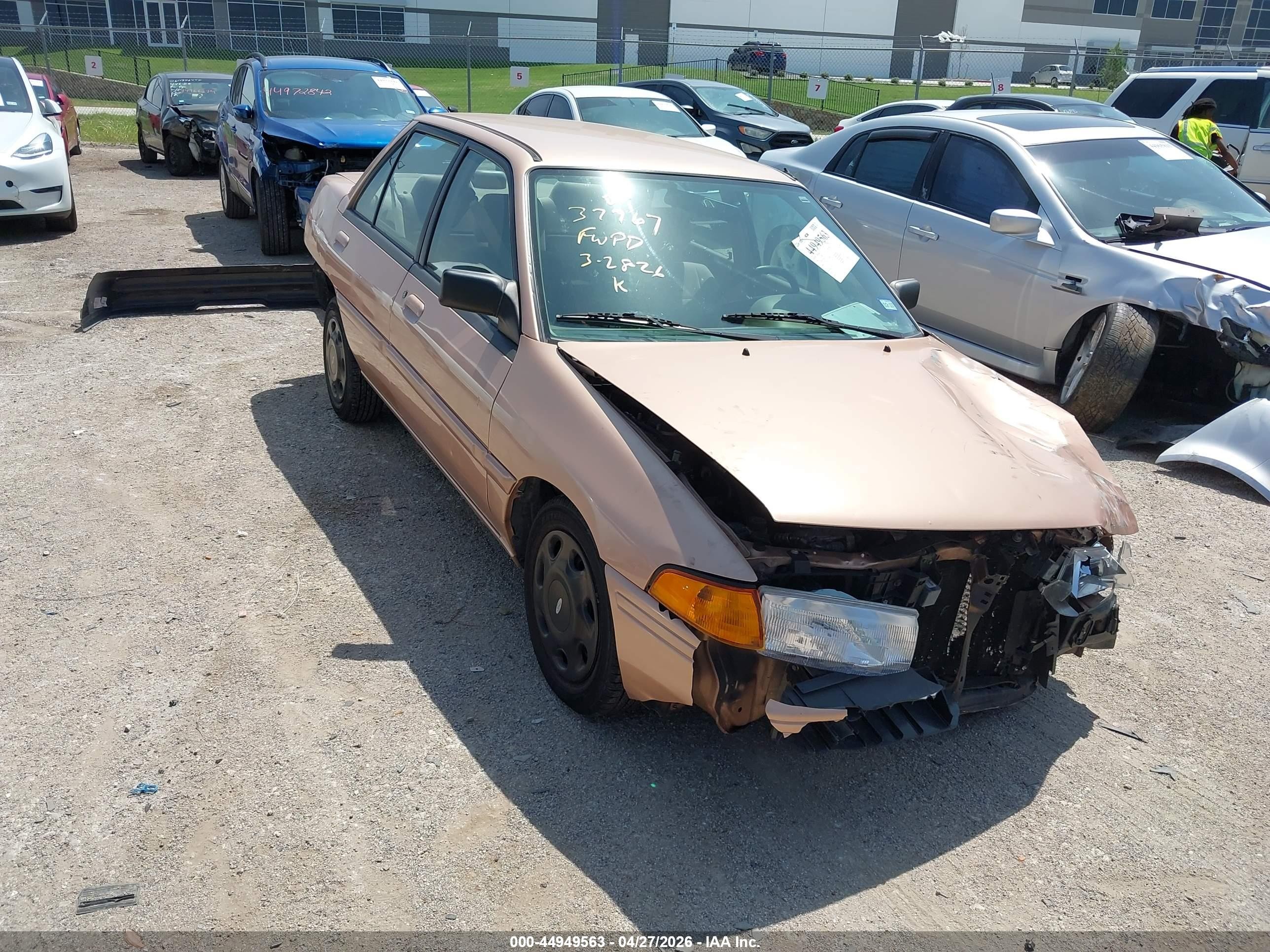 1994 Ford Escort Lx/sport Gold vin: 3FARP13J7RR141227