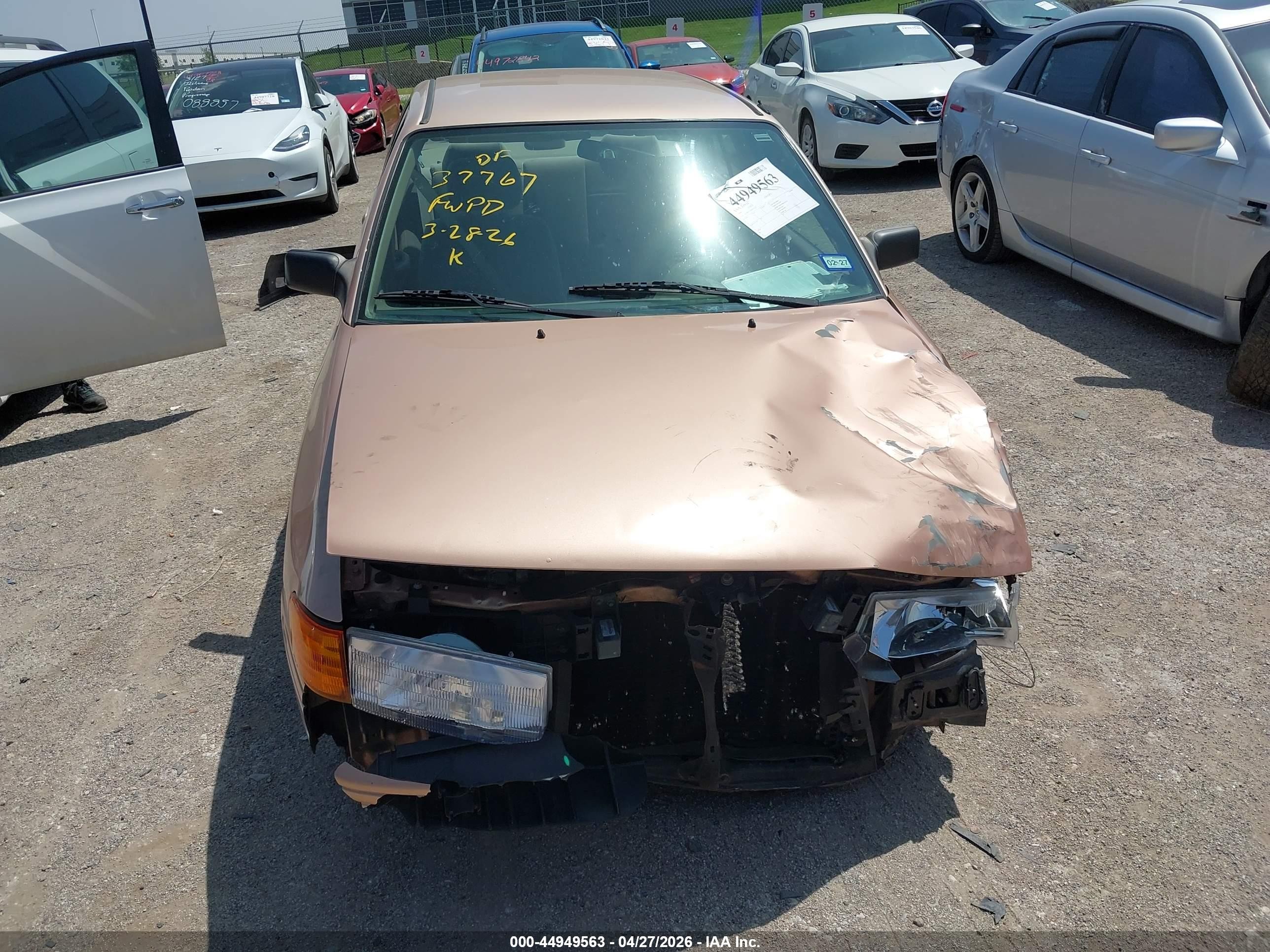1994 Ford Escort Lx/sport Gold vin: 3FARP13J7RR141227