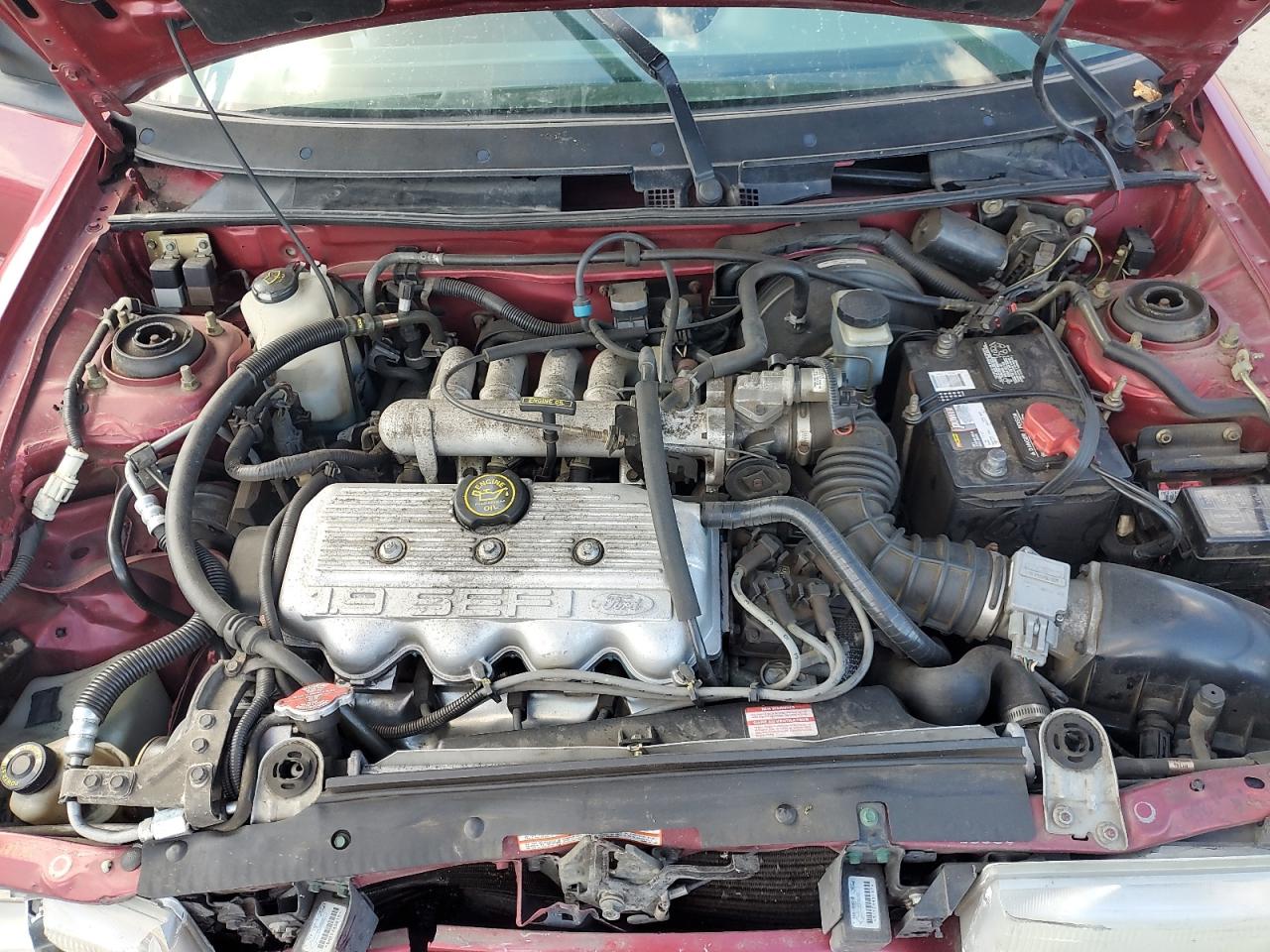 1994 Ford Escort Lx Maroon vin: 3FARP13J9RR165772