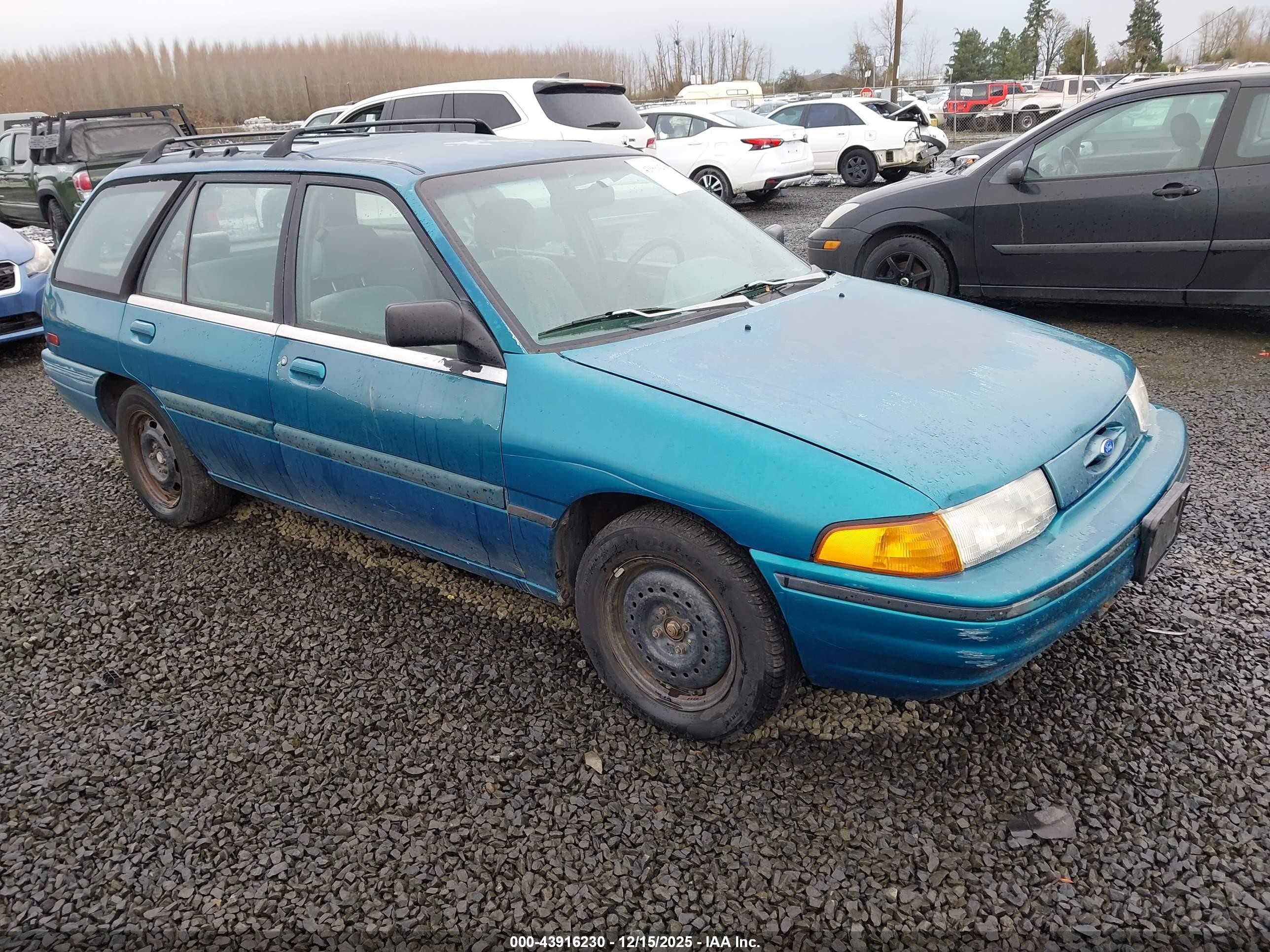 1994 Ford Escort Lx/sport Teal vin: 3FARP15J2RR140466