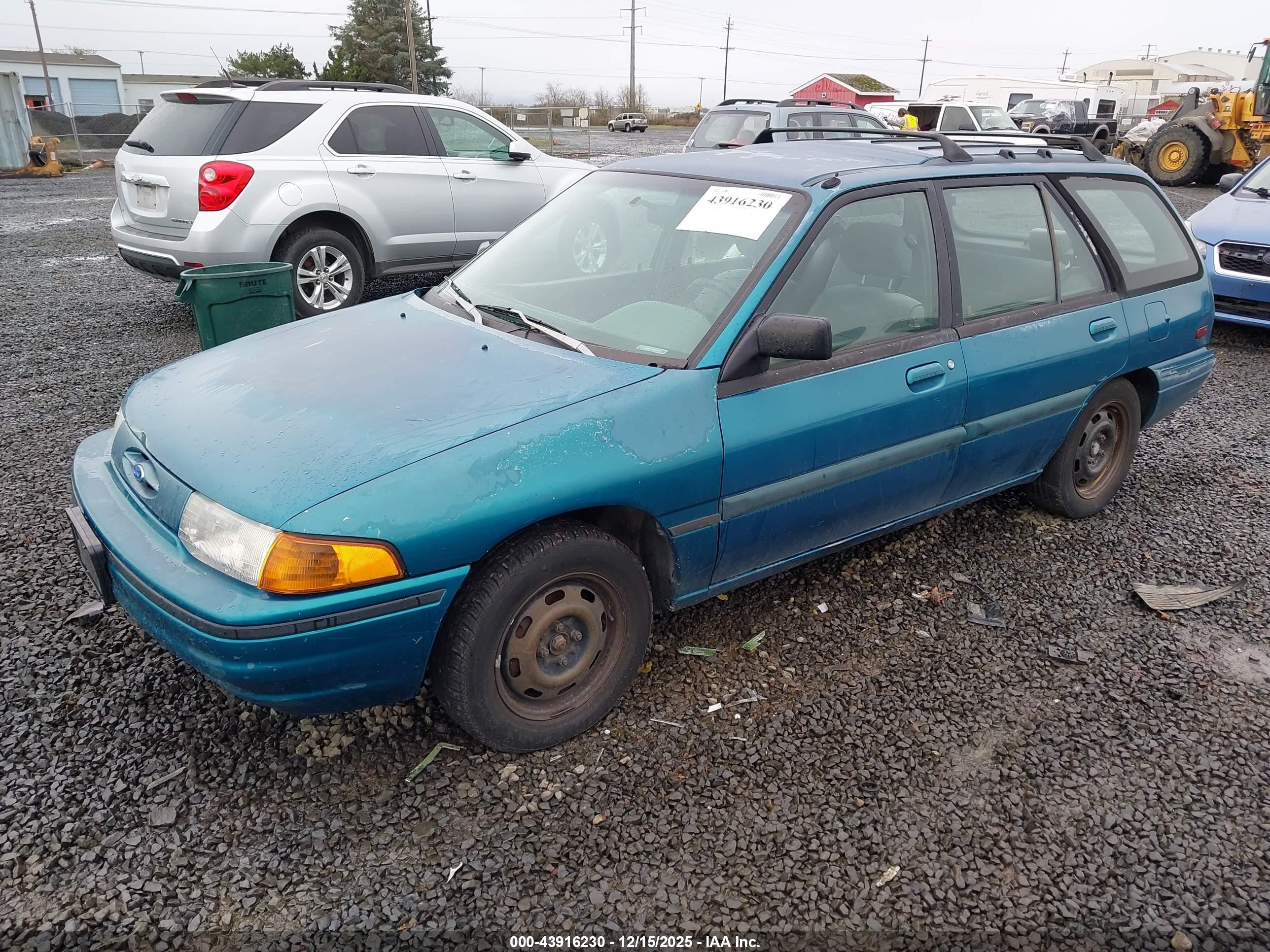 1994 Ford Escort Lx/sport Teal vin: 3FARP15J2RR140466